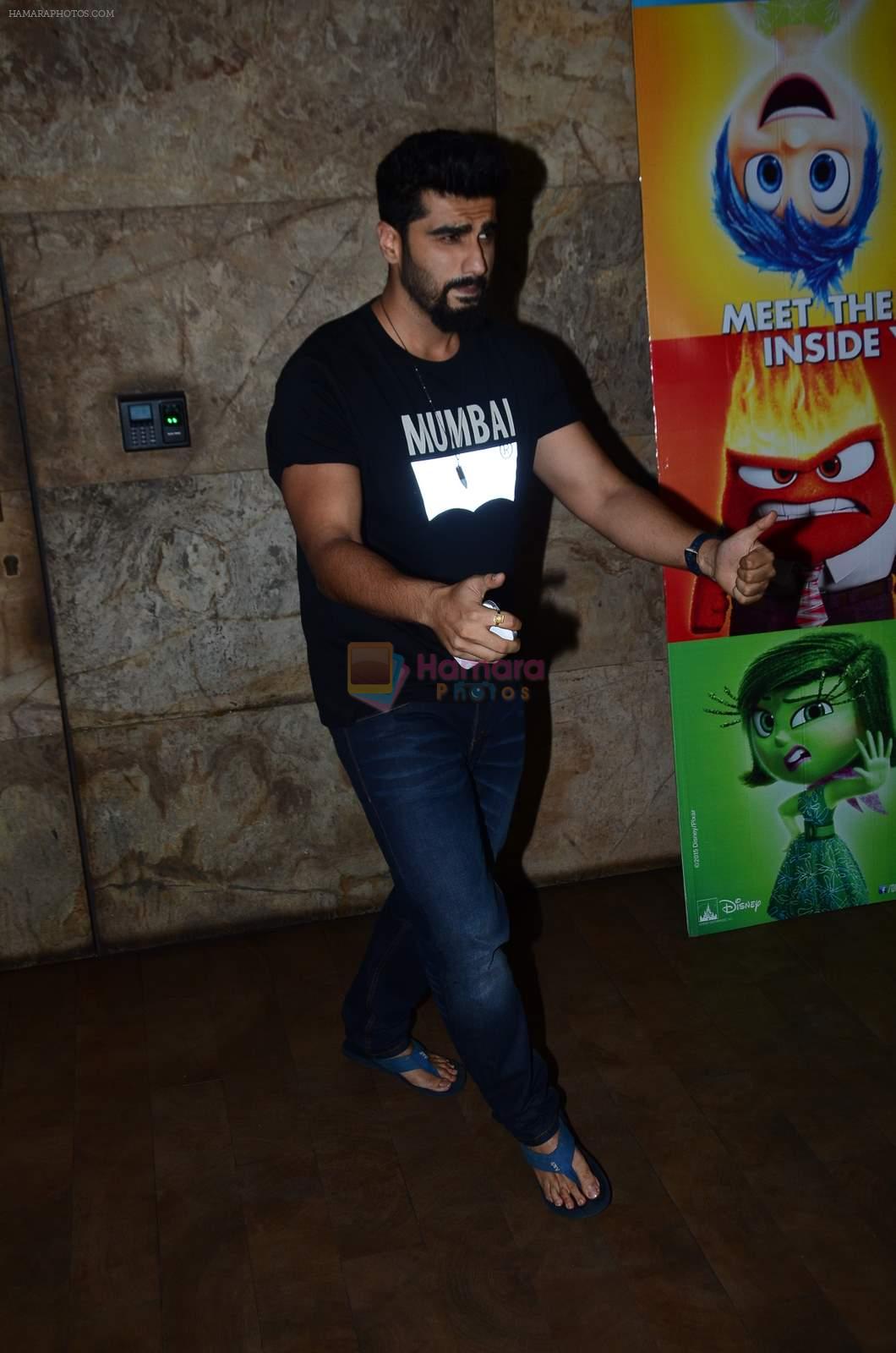 Arjun Kapoor at Inside Outside screening at lightbox on 30th June 2015