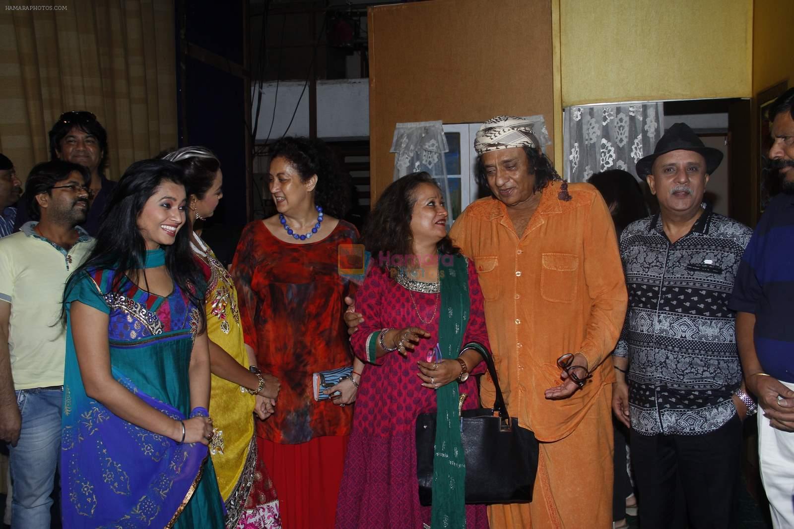 Ranjeet, Himani Shivpuri, Rajesh Puri at Sab Golmaal Play premiere in Rangsharda on 5th July 2015