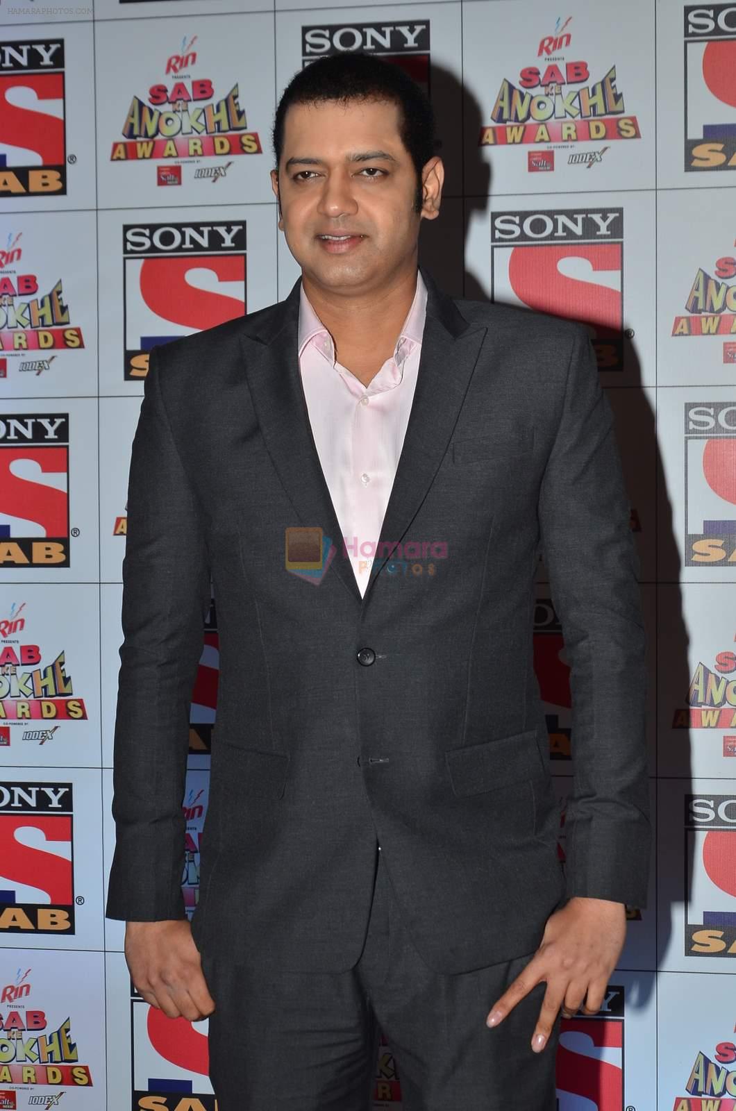 Rahul mahajan at SAB Ke Anokhe Awards in Filmcity on 9th july 2015