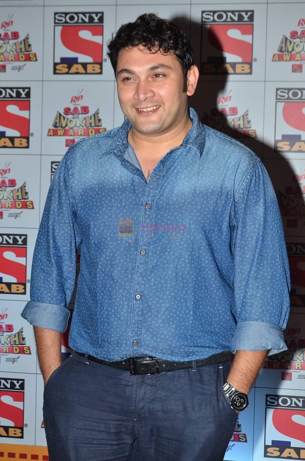 Rajesh Kumar at SAB Ke Anokhe Awards in Filmcity on 9th july 2015
