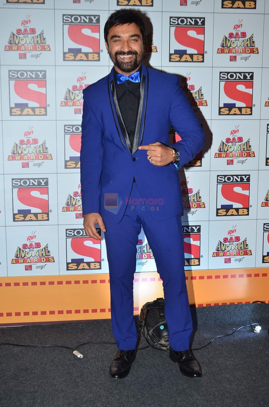 Ajaz Khan at SAB Ke Anokhe Awards in Filmcity on 9th july 2015