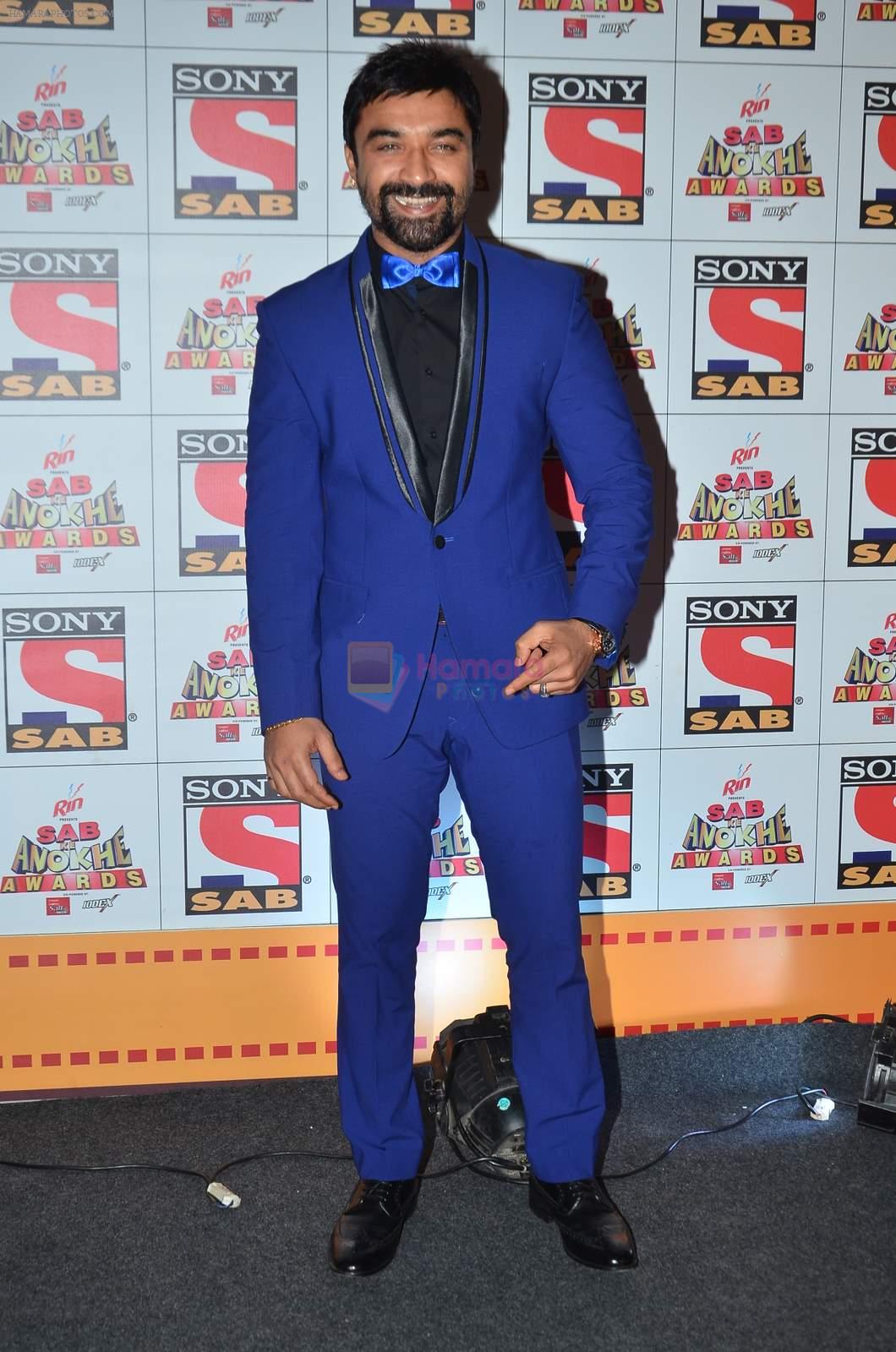 Ajaz Khan at SAB Ke Anokhe Awards in Filmcity on 9th july 2015