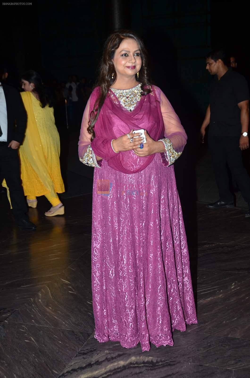 Neelima Azeem at Shahid Kapoor and Mira Rajput's wedding reception in Mumbai on 12th July 2015