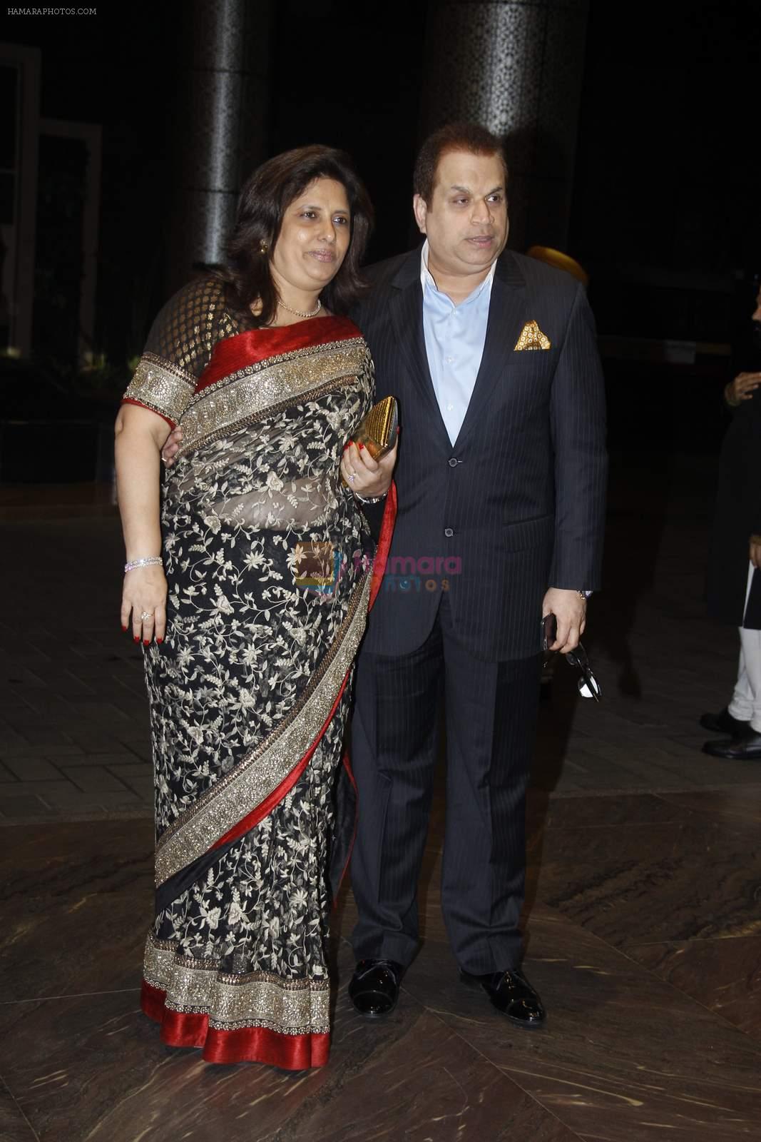 Ramesh Taurani at Shahid Kapoor and Mira Rajput's wedding reception in Mumbai on 12th July 2015