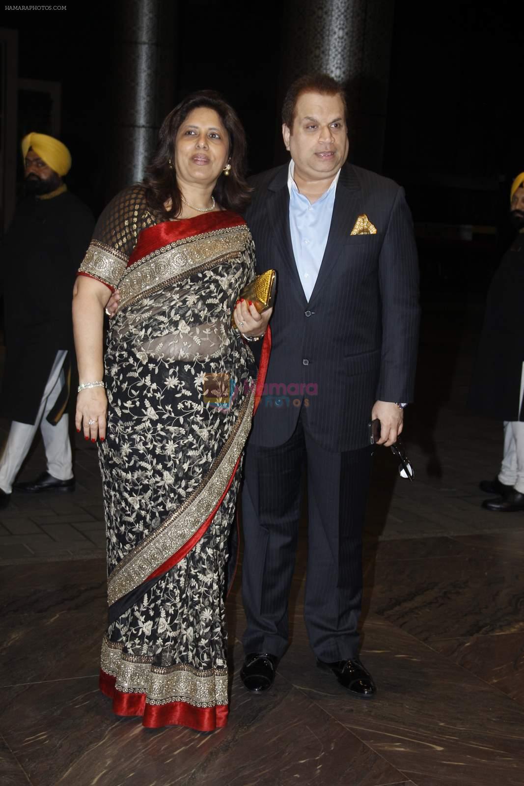Ramesh Taurani at Shahid Kapoor and Mira Rajput's wedding reception in Mumbai on 12th July 2015