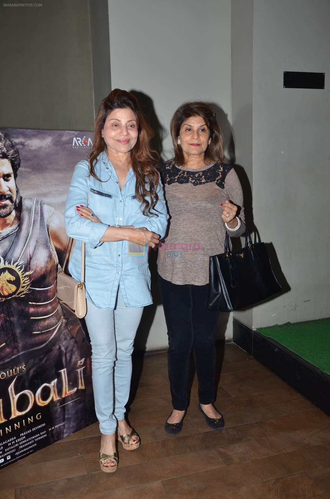 at Bahubali screening in Lightbox on 12th July 2015