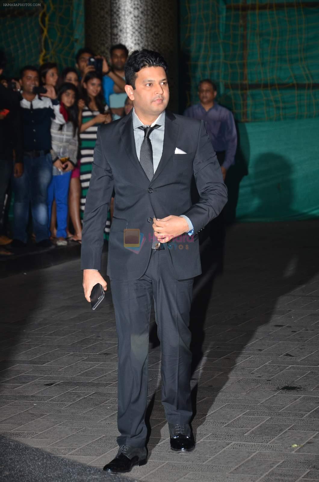 Bhushan Kumar at Shahid Kapoor and Mira Rajput's wedding reception in Mumbai on 12th July 2015
