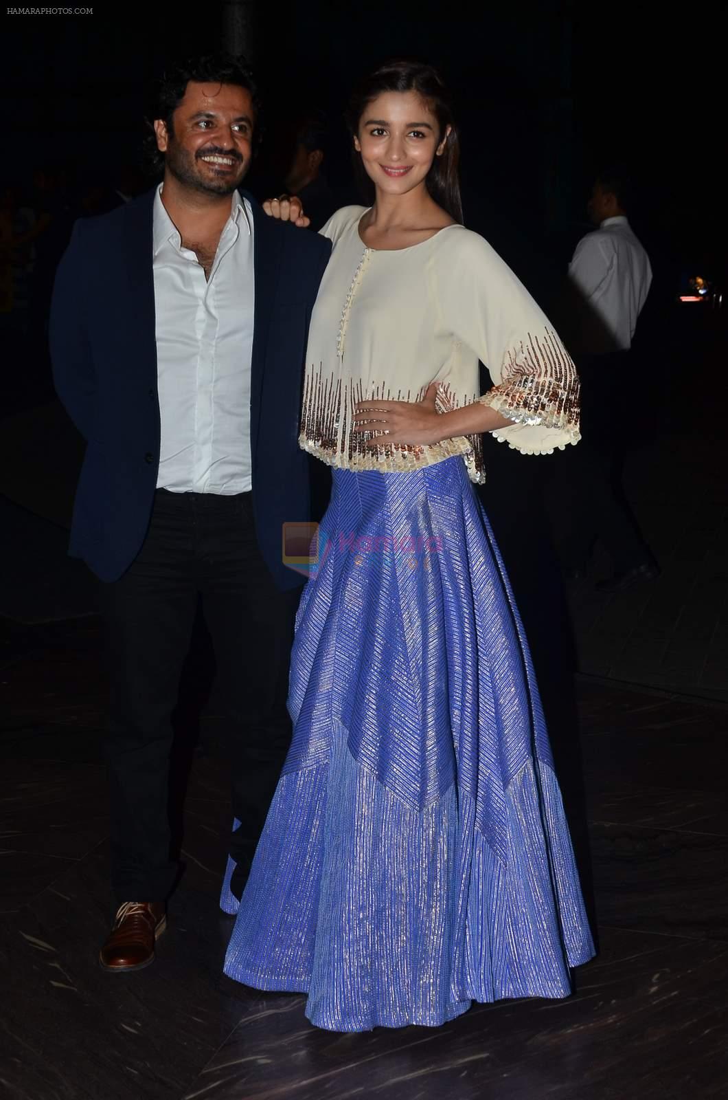 Alia Bhatt at Shahid Kapoor and Mira Rajput's wedding reception in Mumbai on 12th July 2015