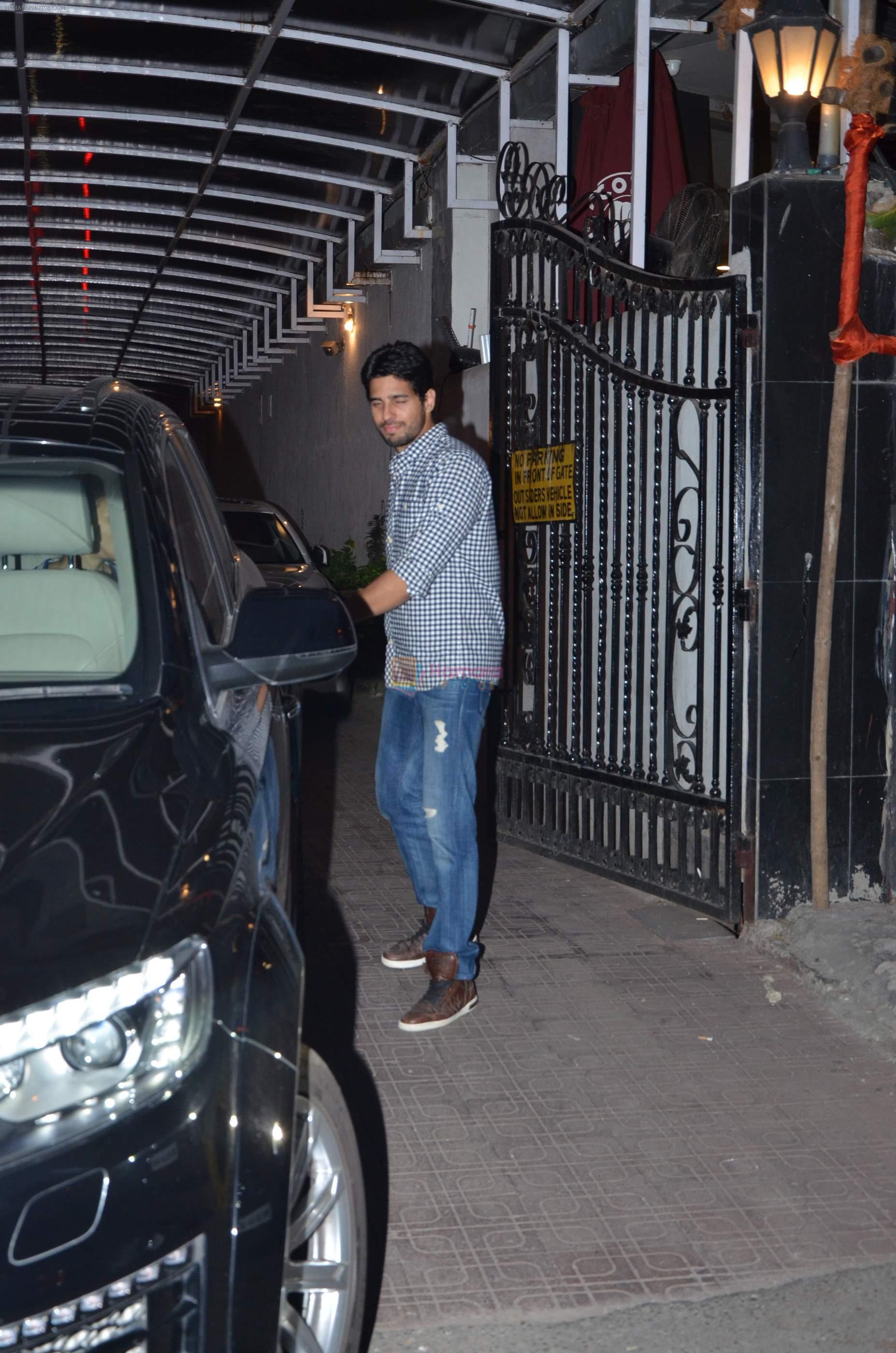 Sidharth Malhotra snapped at Karan Johars office on 14th July 2015