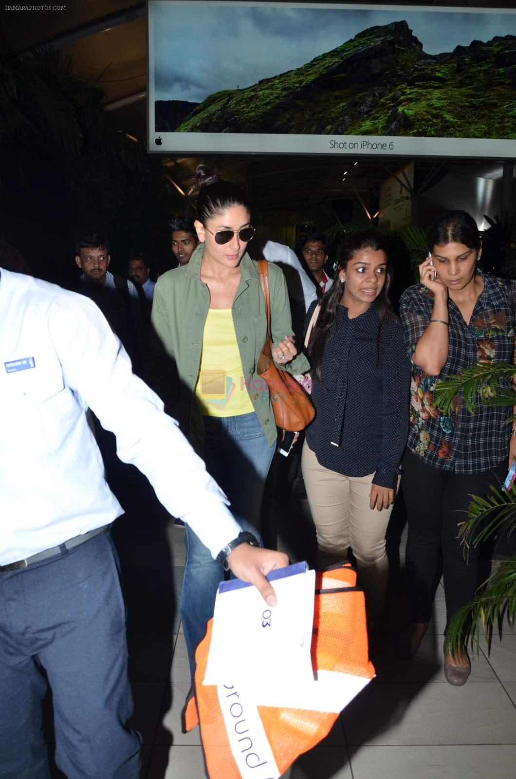 Kareena Kapoor return from Delhi on 14th July 2015