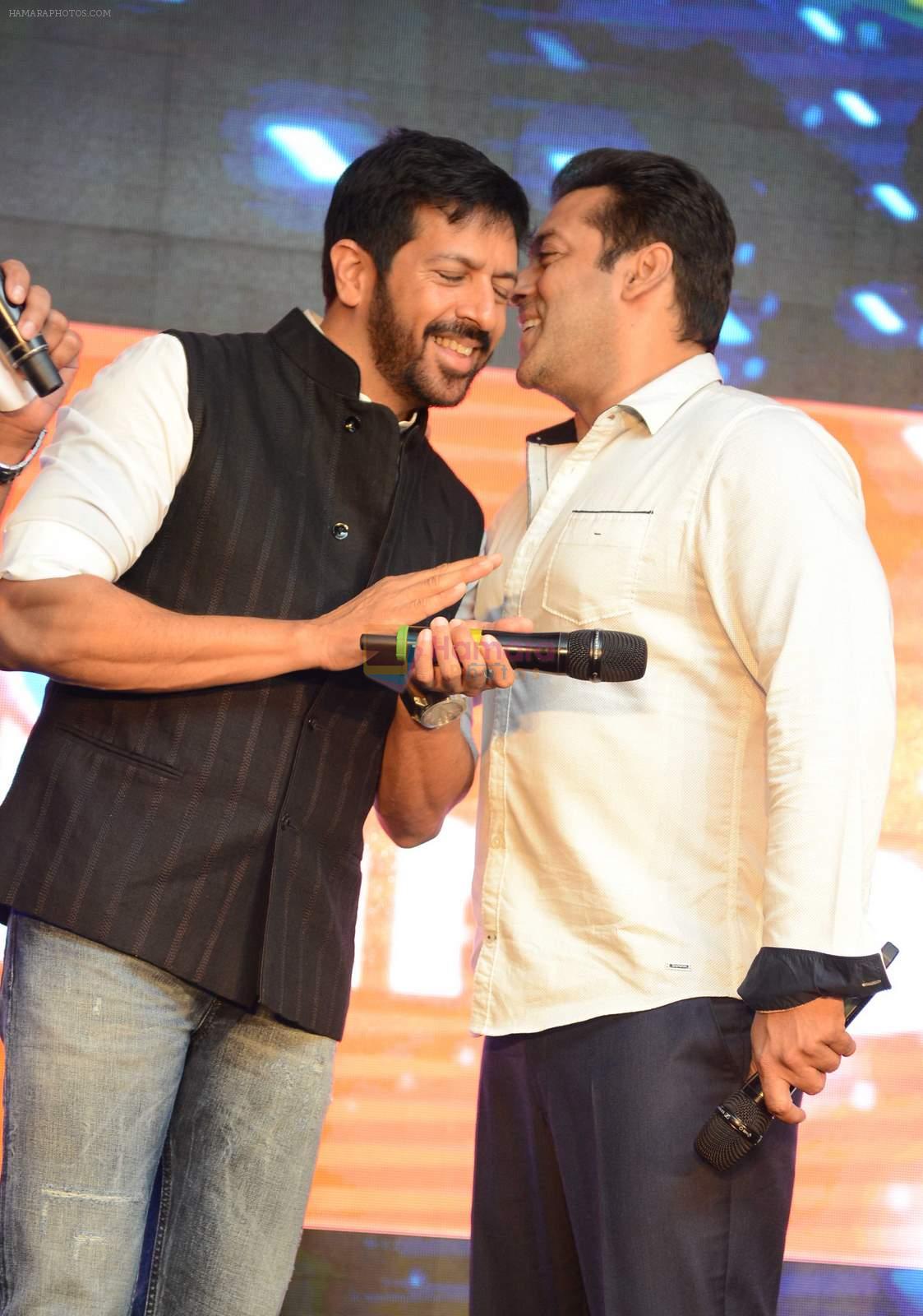 Salman Khan, Kabir Khan at Bajrangi Bhaijaan promotions in Delhi on 14th July 2015