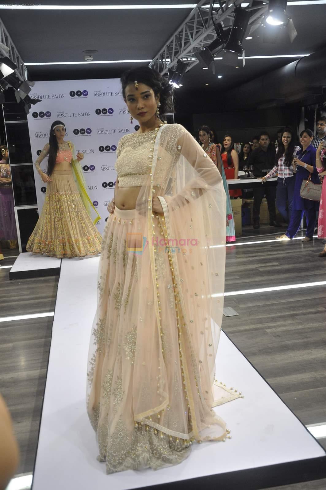 Model at Fashion Most Wanted and Lakme Absolute Salon Bridal show in bandra, Mumbai on 15th July 2015