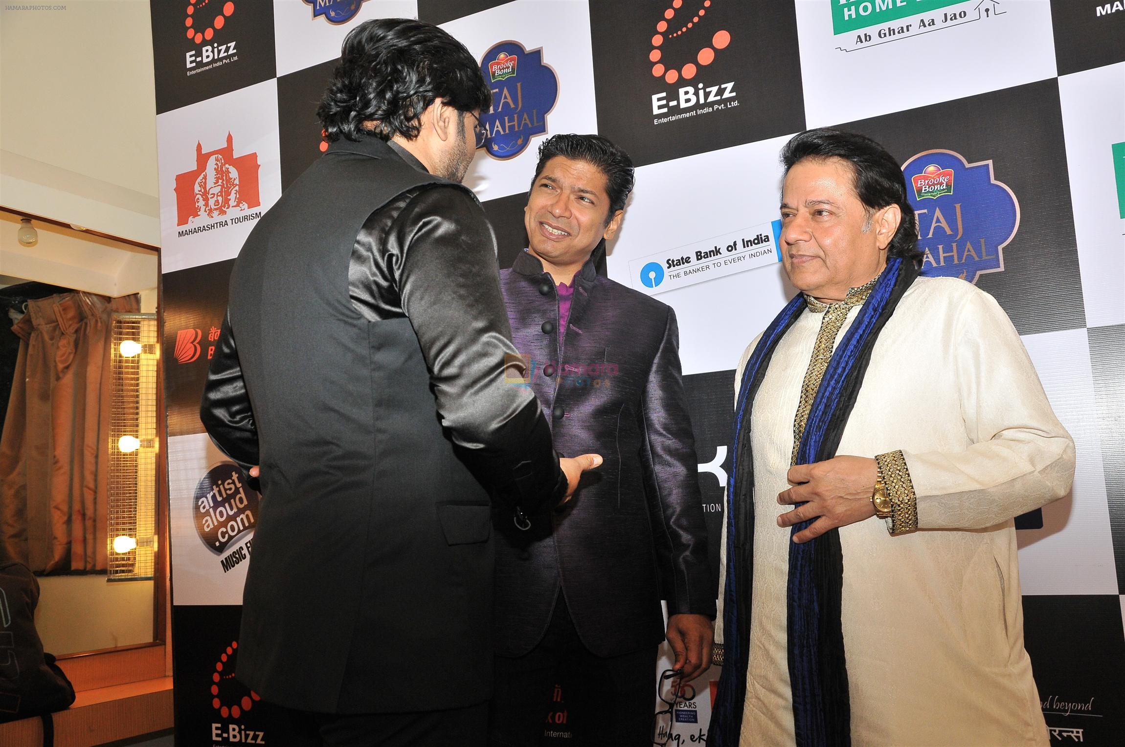 Anup jalota, Shaan, babul Supriyo at the Tribute to Jagjit Singh with musical concert Rehmatein in Mumbai on 18th July 2015