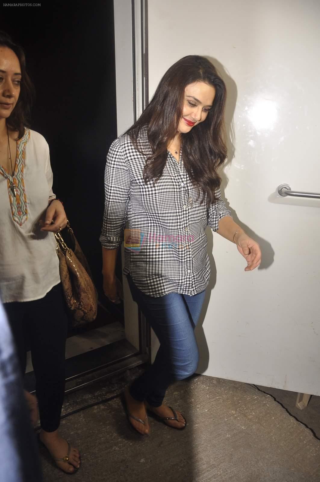 Preity Zinta snapped at Film City on 19th July 2015