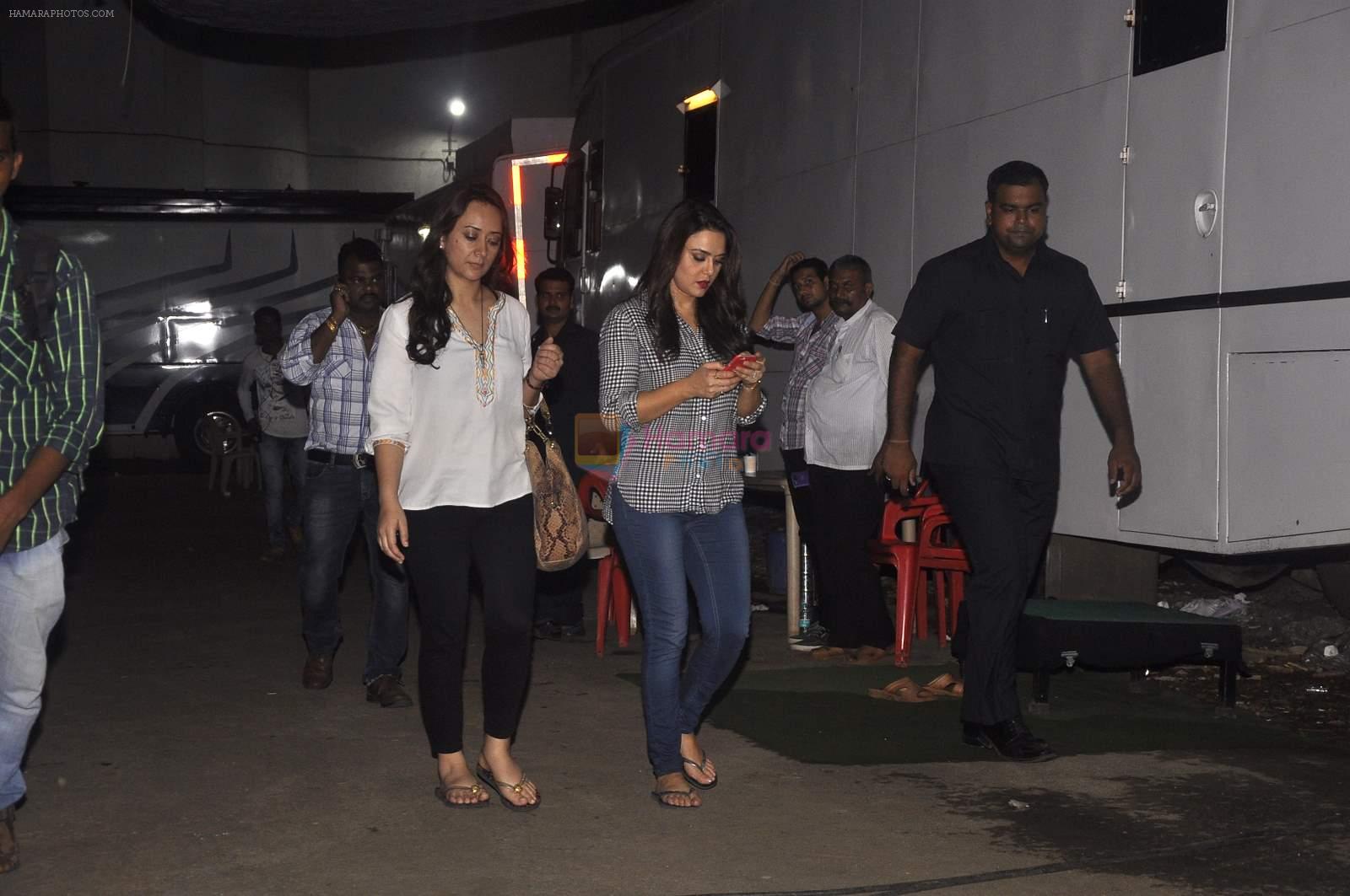 Preity Zinta snapped at Film City on 19th July 2015