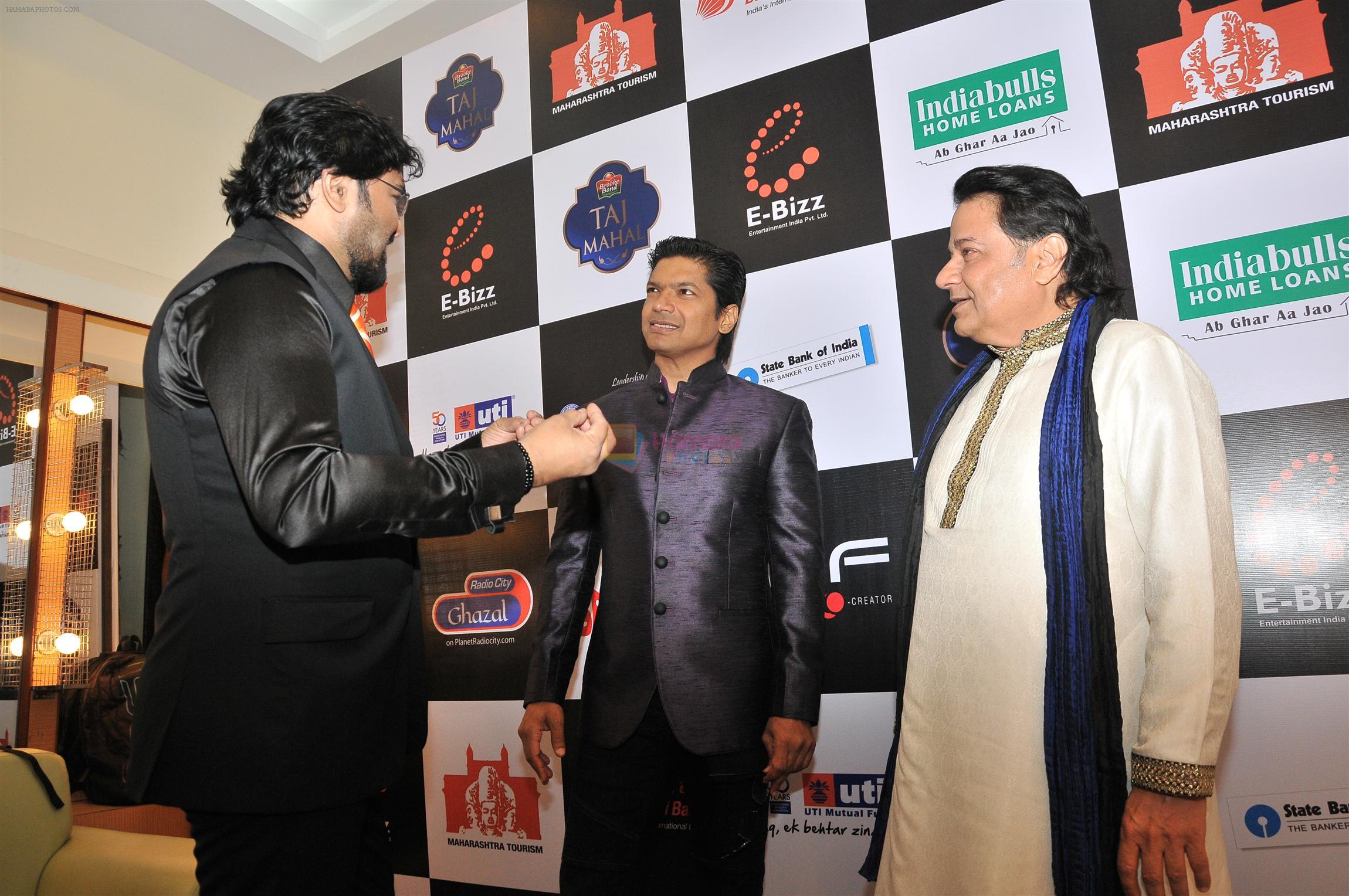 Anup jalota, Shaan, babul Supriyo at the Tribute to Jagjit Singh with musical concert Rehmatein in Mumbai on 18th July 2015