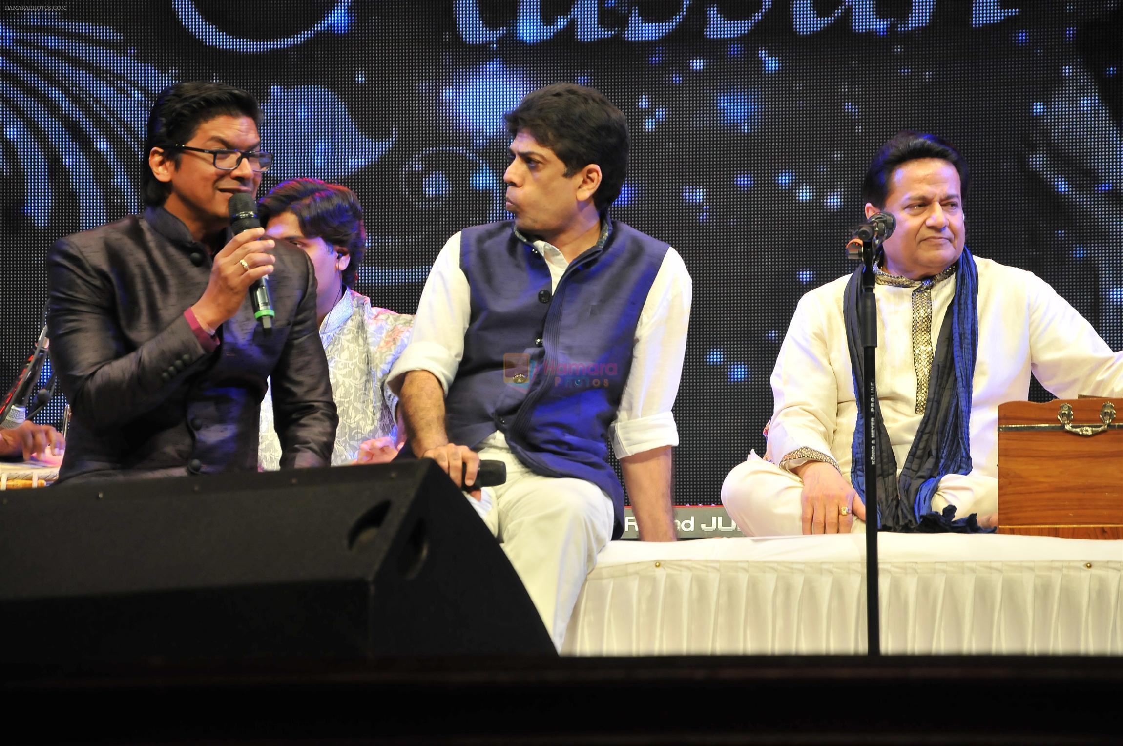 Shaan, Anup Jalota at the Tribute to Jagjit Singh with musical concert Rehmatein in Mumbai on 18th July 2015