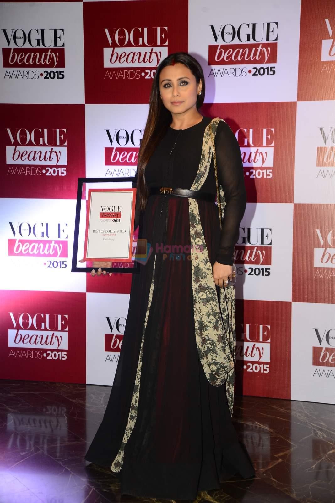 Rani Mukerji at Vogue beauty awards in Mumbai on 21st July 2015