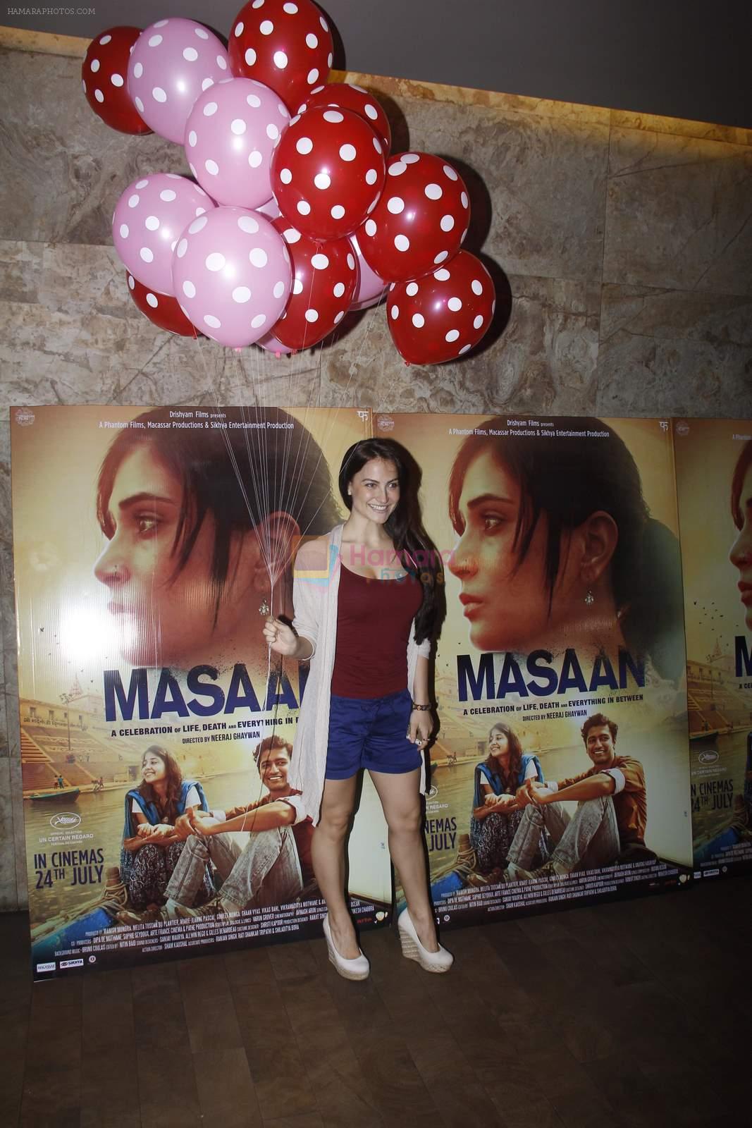 Elli Avram at Masaan screening in Lightbox, Mumbai on 21st July 2015