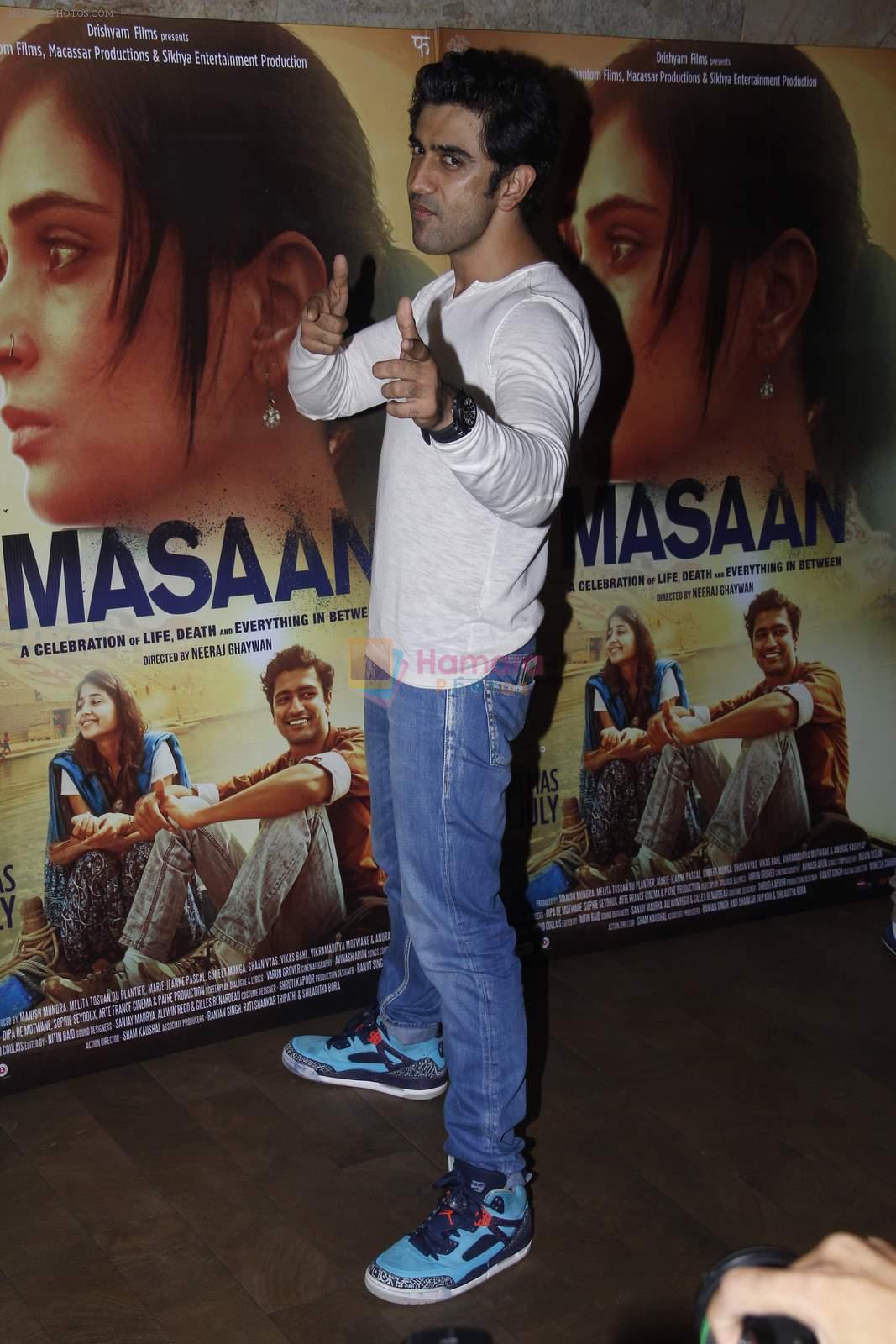 Amit Sadh at Masaan screening in Lightbox, Mumbai on 21st July 2015