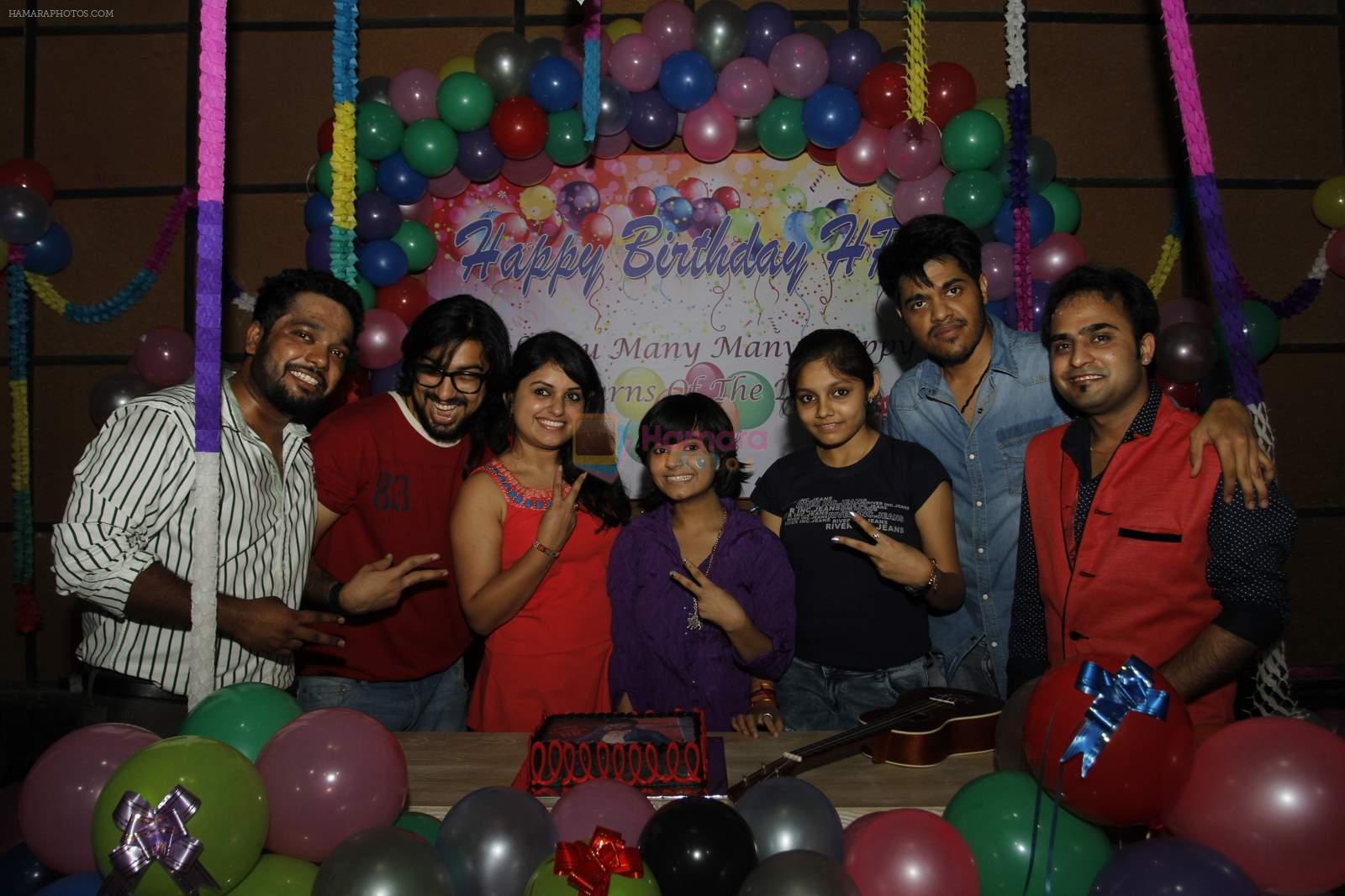 Contestants of The Voice celebrate Himesh Reshammiya's bday in RK Studios on 22nd July 2015