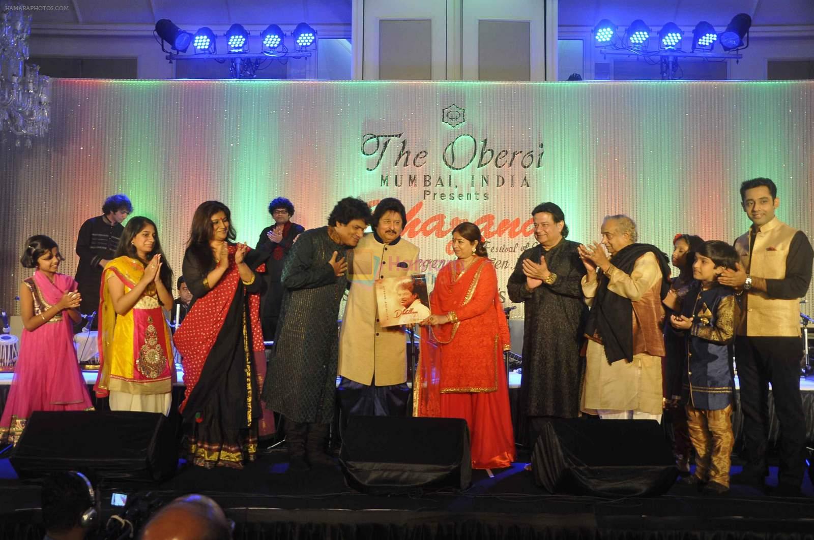 Pankaj Udhas, Anup Jalota, Rekha Bharadwaj at Khazana ghazal festival in Mumbai on 24th July 2015