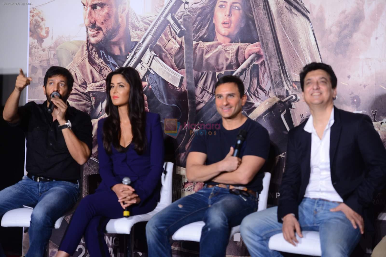 Katrina Kaif, Saif Ali Khan, Kabir Khan, Sajid Nadiadwala at Phantom trailor launch in PVR on 25th July 2015