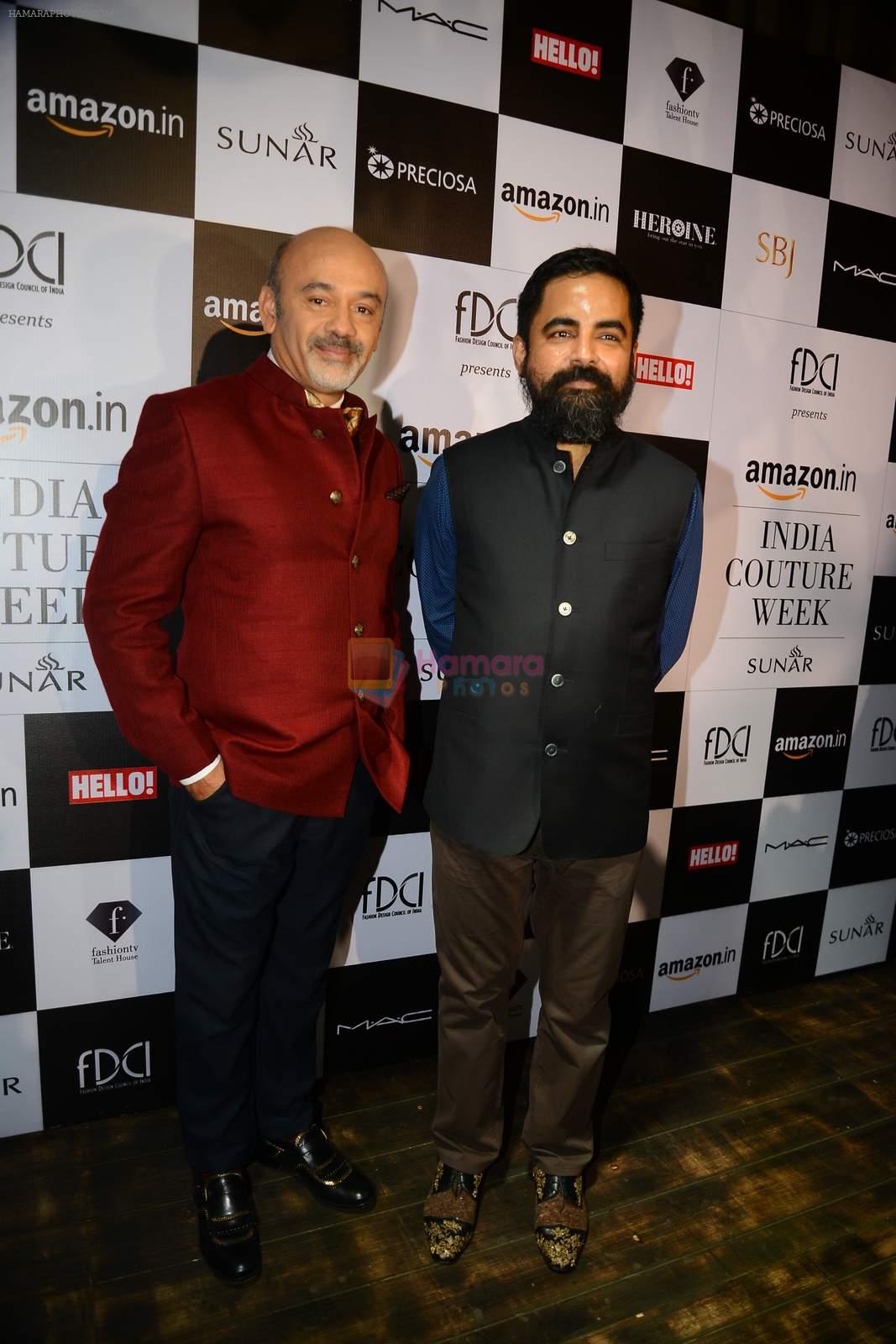 sabyasachi show for india couture week on 29th July 2015