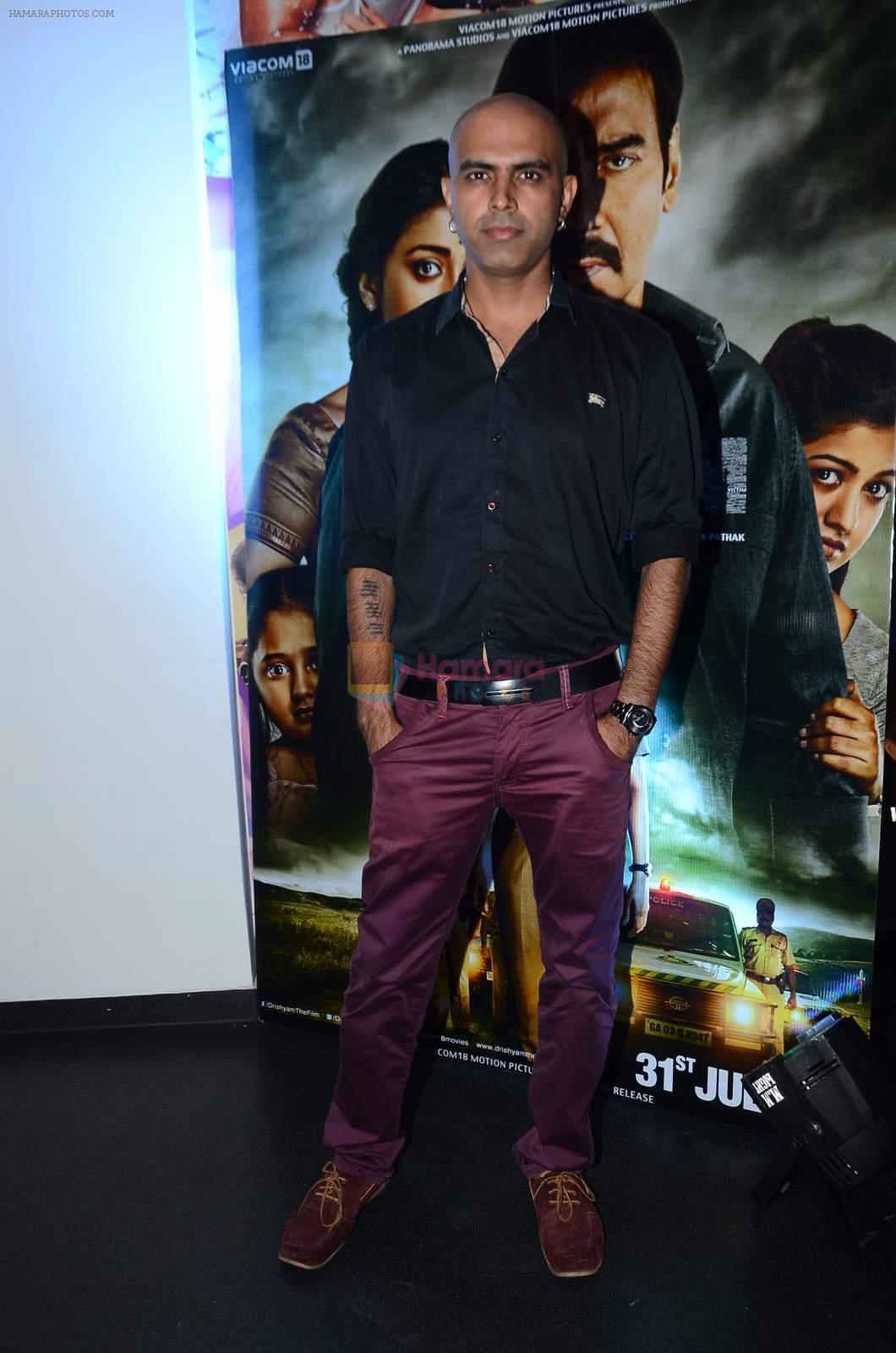 Rajiv Laxman at Drishyam screening in Fun Republic on 28th July 2015