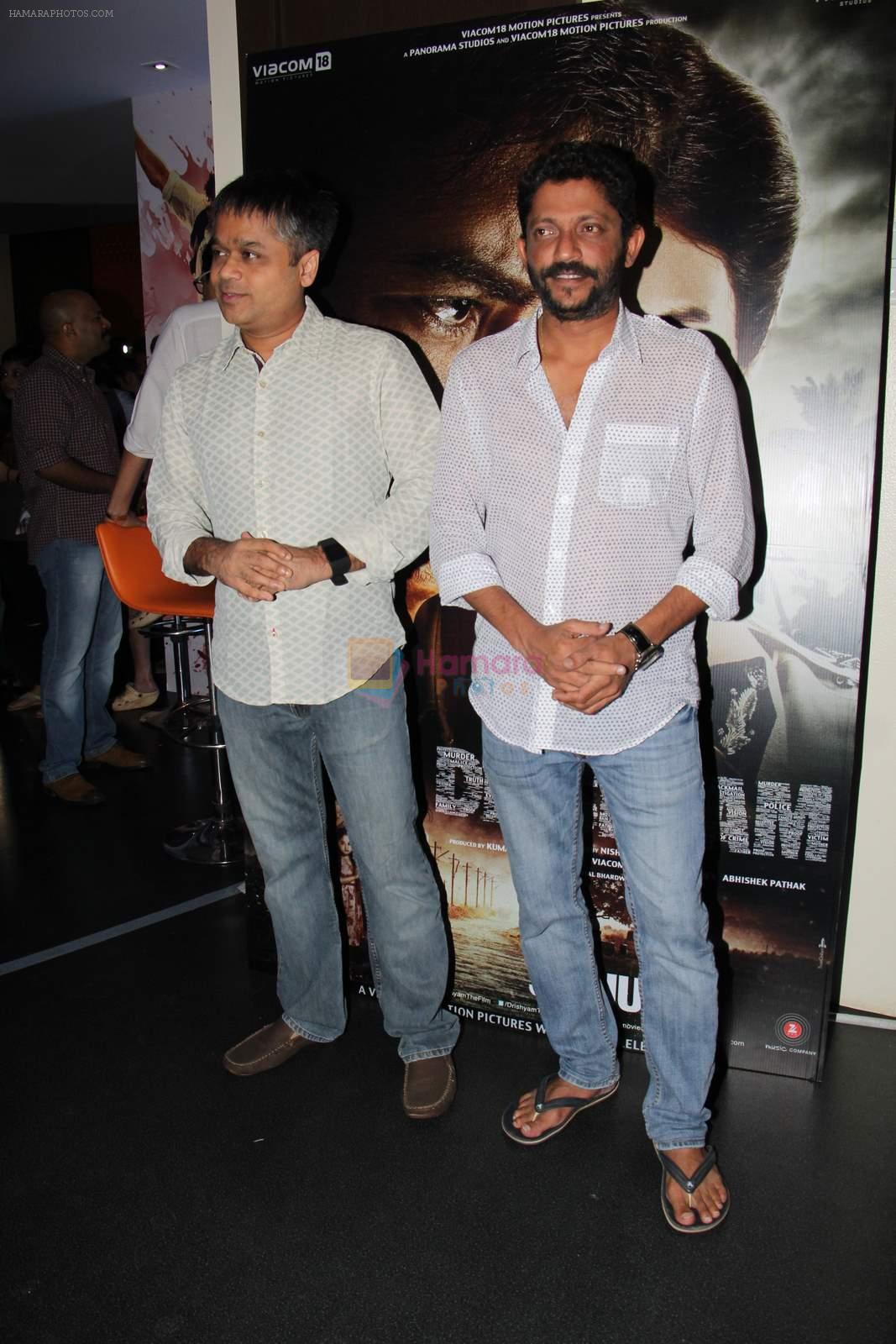 Nishikant Kamat at Drishyam screening in Fun Republic on 28th July 2015