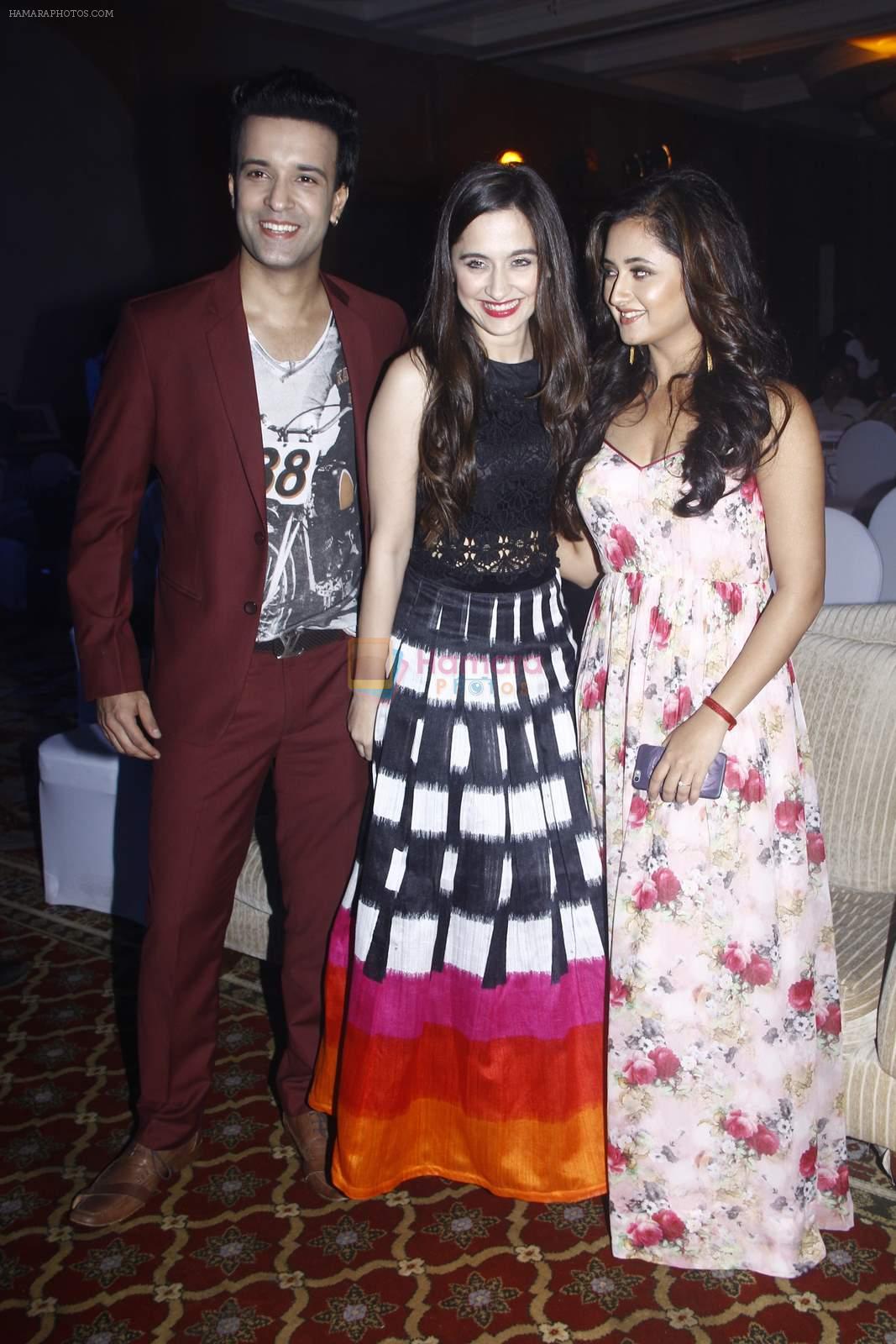 Aamir Ali, Sanjeeda Sheikh, Rashmi Desai at GV Films completion of 25 years and launch of their new website in J W Marriott on 1st Aug 2015