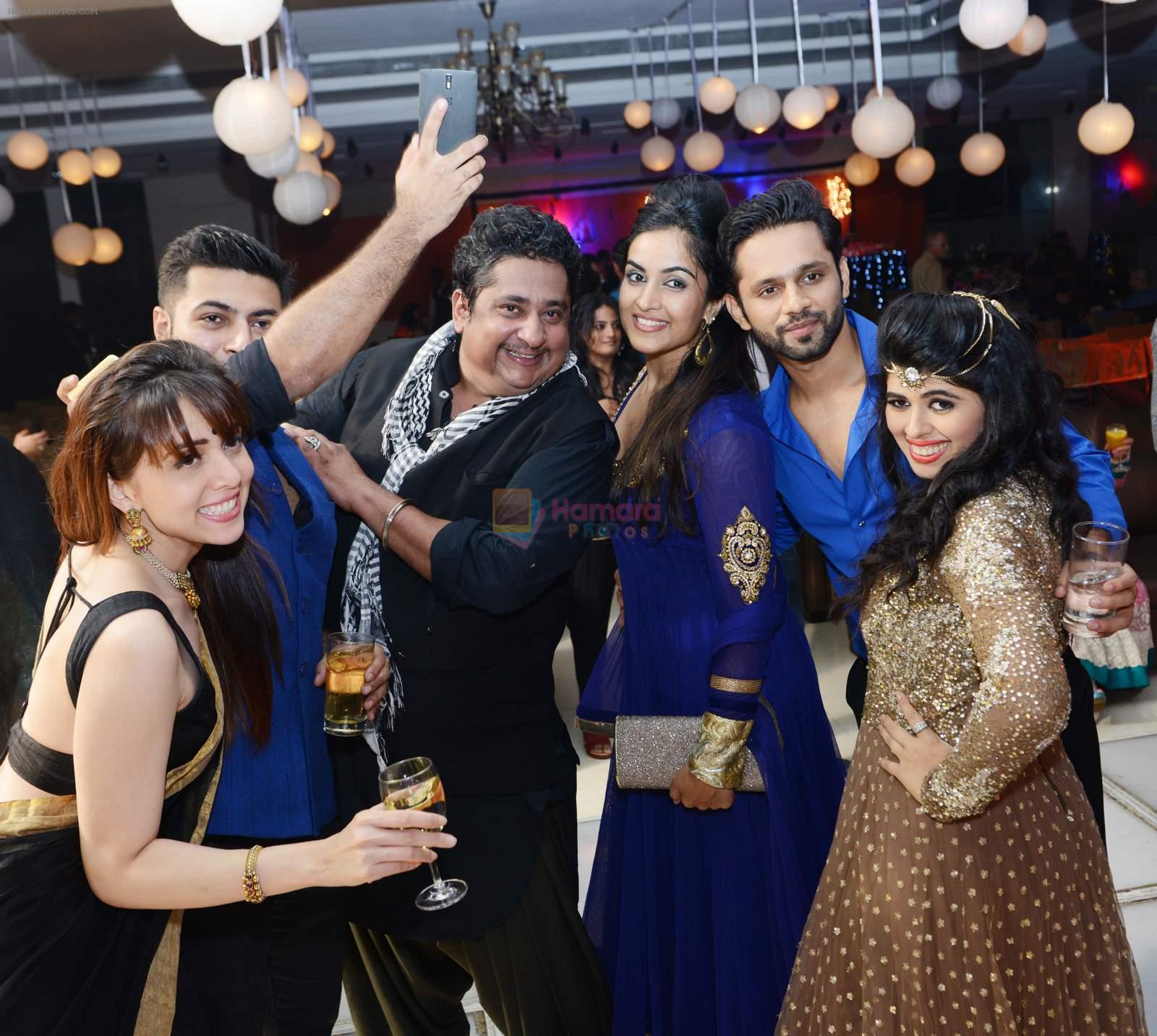 rahul vaidya + Megha israni + Dhawal+Jankee + Bhavin + harshi at Luv Hemali Sangget PARTY