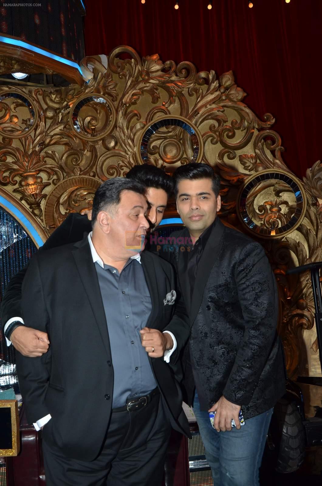 Rishi Kapoor on the sets of Jhalak Dikhlaajaa on 5th Aug 2015