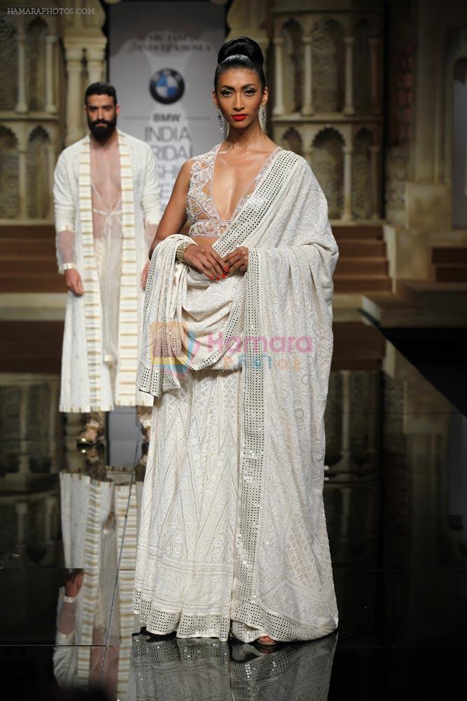 Model walks for abu jani sandeep khosla show in delhi on 7th Aug 2015