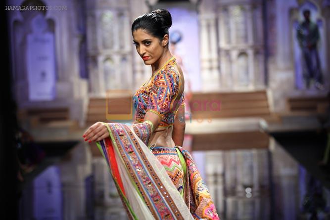 Model walks for abu jani sandeep khosla show in delhi on 7th Aug 2015