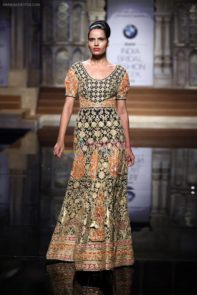 Model walks for abu jani sandeep khosla show in delhi on 7th Aug 2015