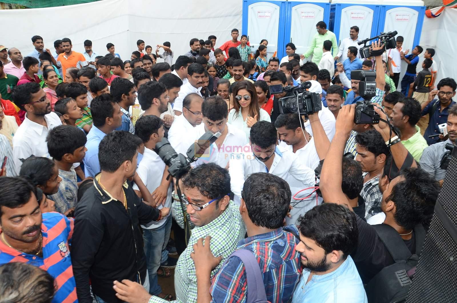 Sridevi at sulabh public toilet launch in Mumbai  on 8th Aug 2015