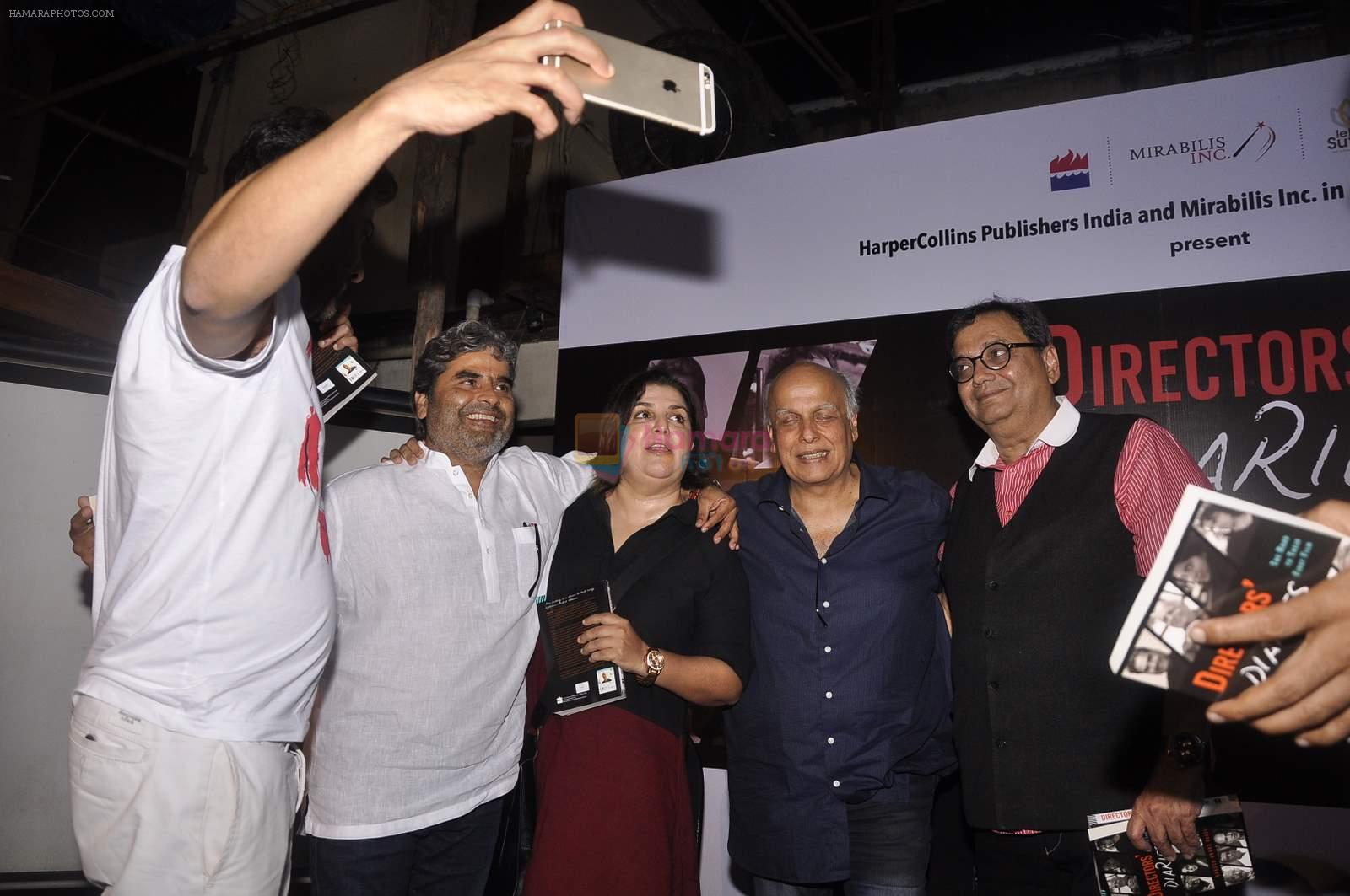 Vishal Bharadwaj, Abhishek Kapoor, Mahesh Bhatt, Farah Khan, Subhash Ghai at Director's Diaries book launch  in Mumbai on 9th Aug 2015