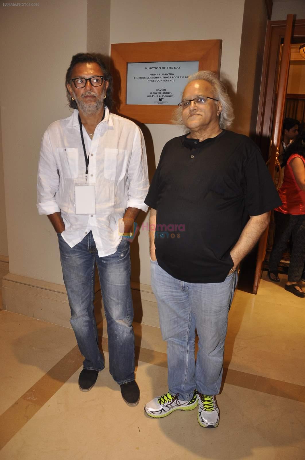 Rakesh Mehra at Screenwriters meet in J W Marriott on 9th Aug 2015