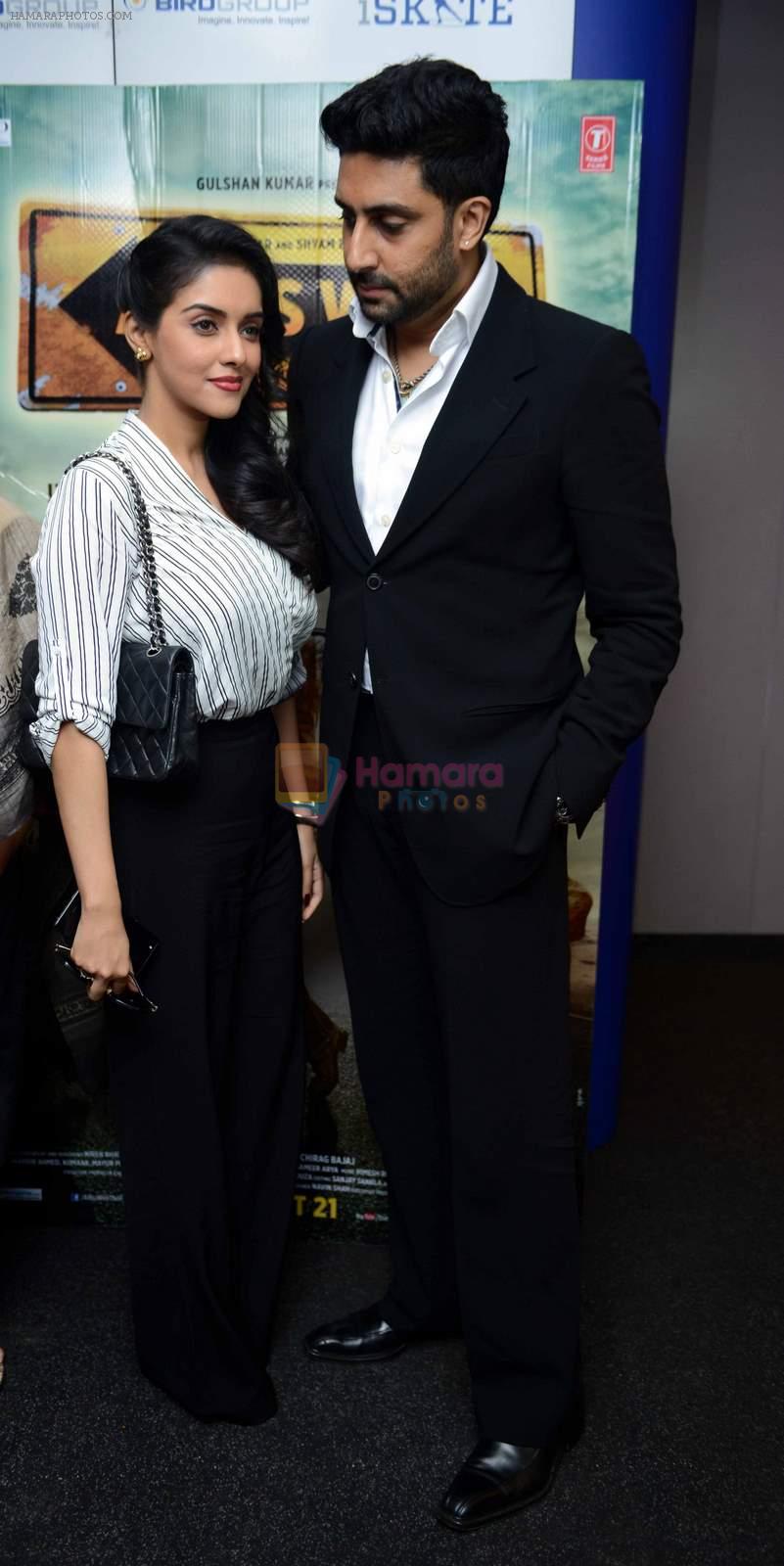 Asin Thottumkal, Abhishek Bachchan at All is well press meet in Gurgaon on 10th Aug 2015