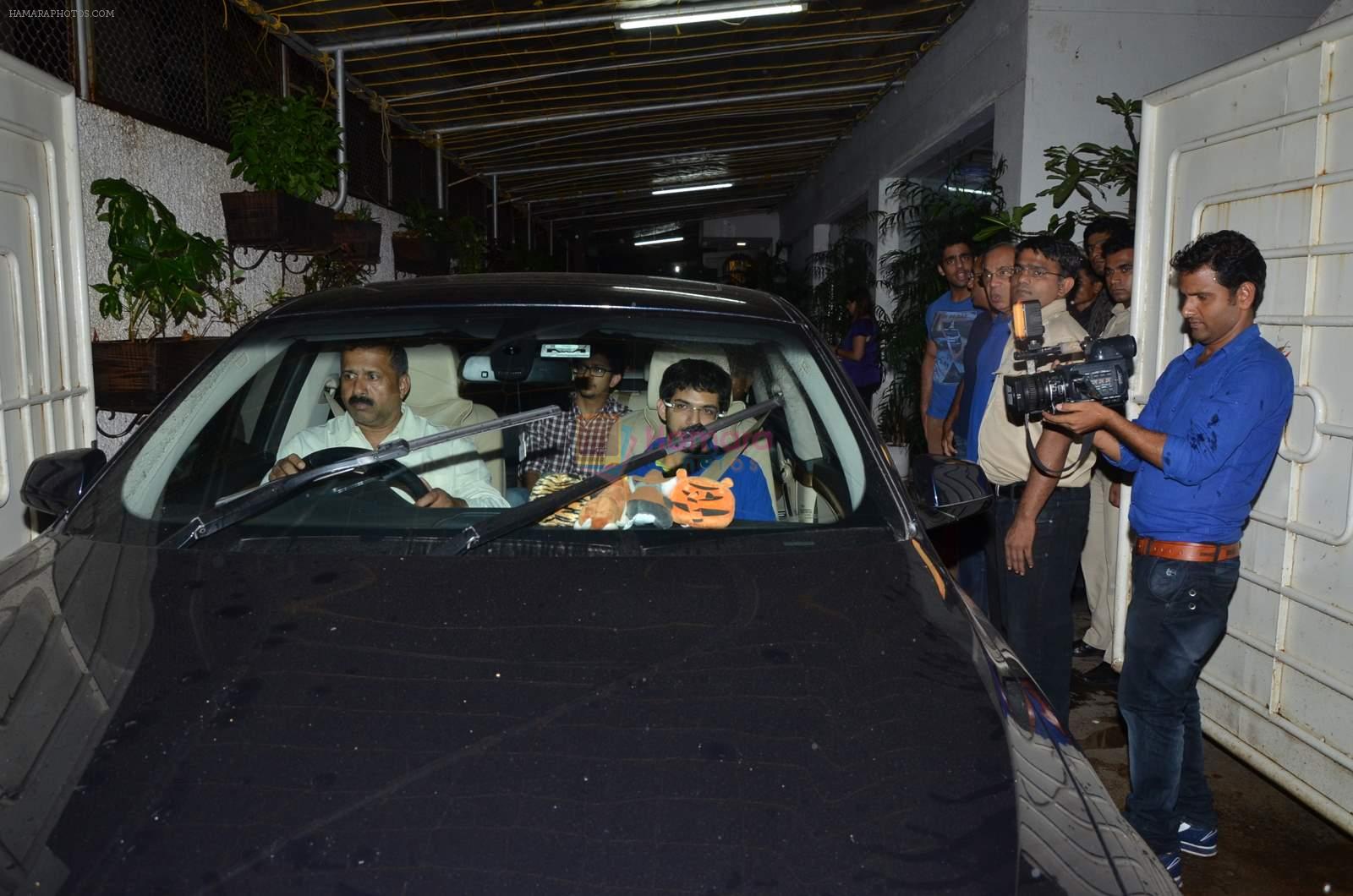Aditya Thackeray at Brothers screening in Sunny Super Sound on 13th Aug 2015