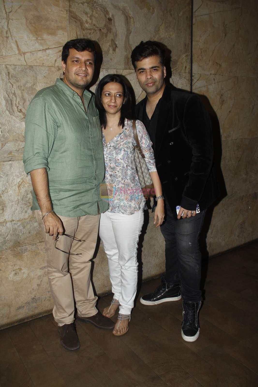 Karan Johar at Sidharth Malhotra's Brothers screening in Lightbox on 13th Aug 2015