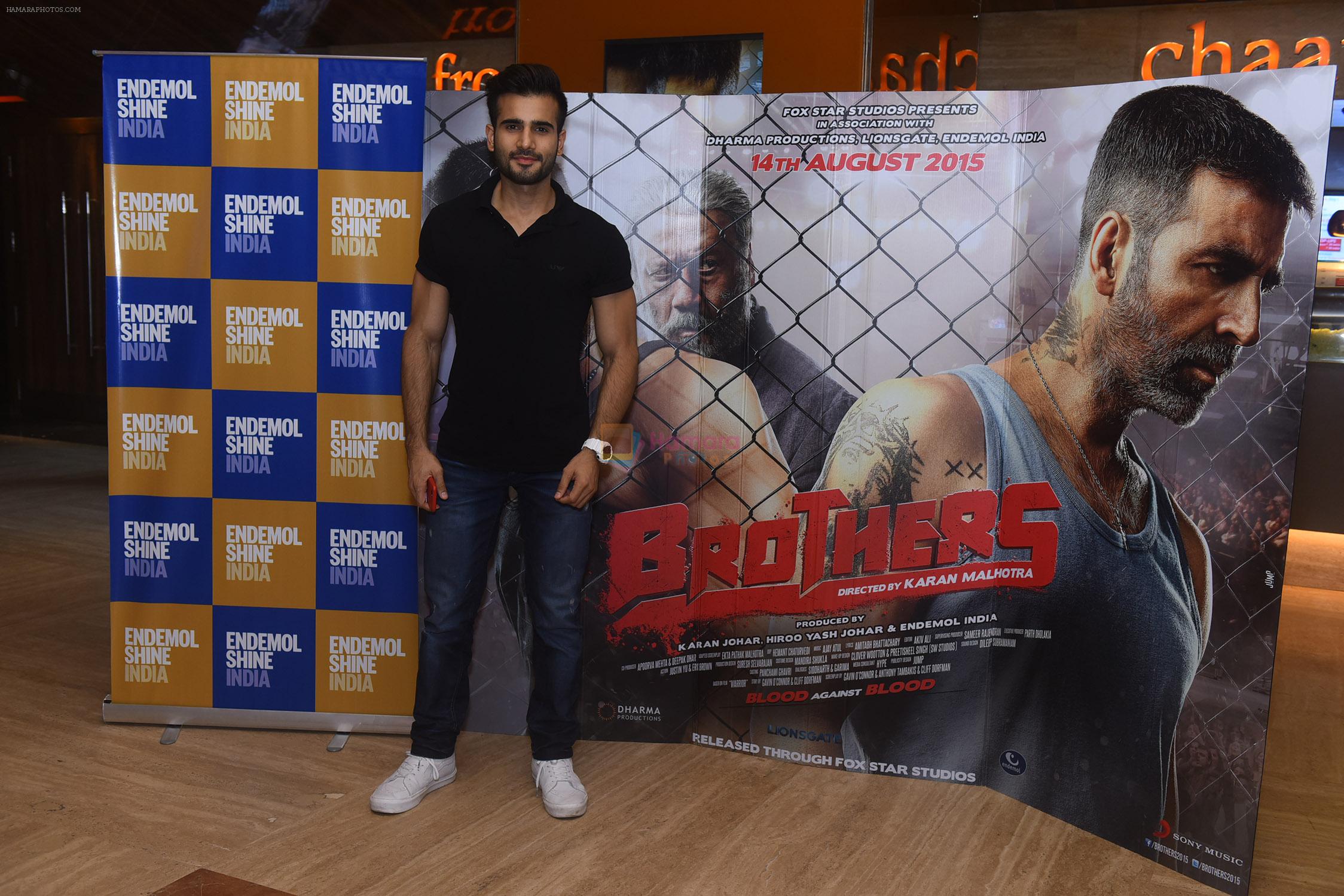 Karan Tacker at Brothers special screening in PVR on 13th Aug 2015