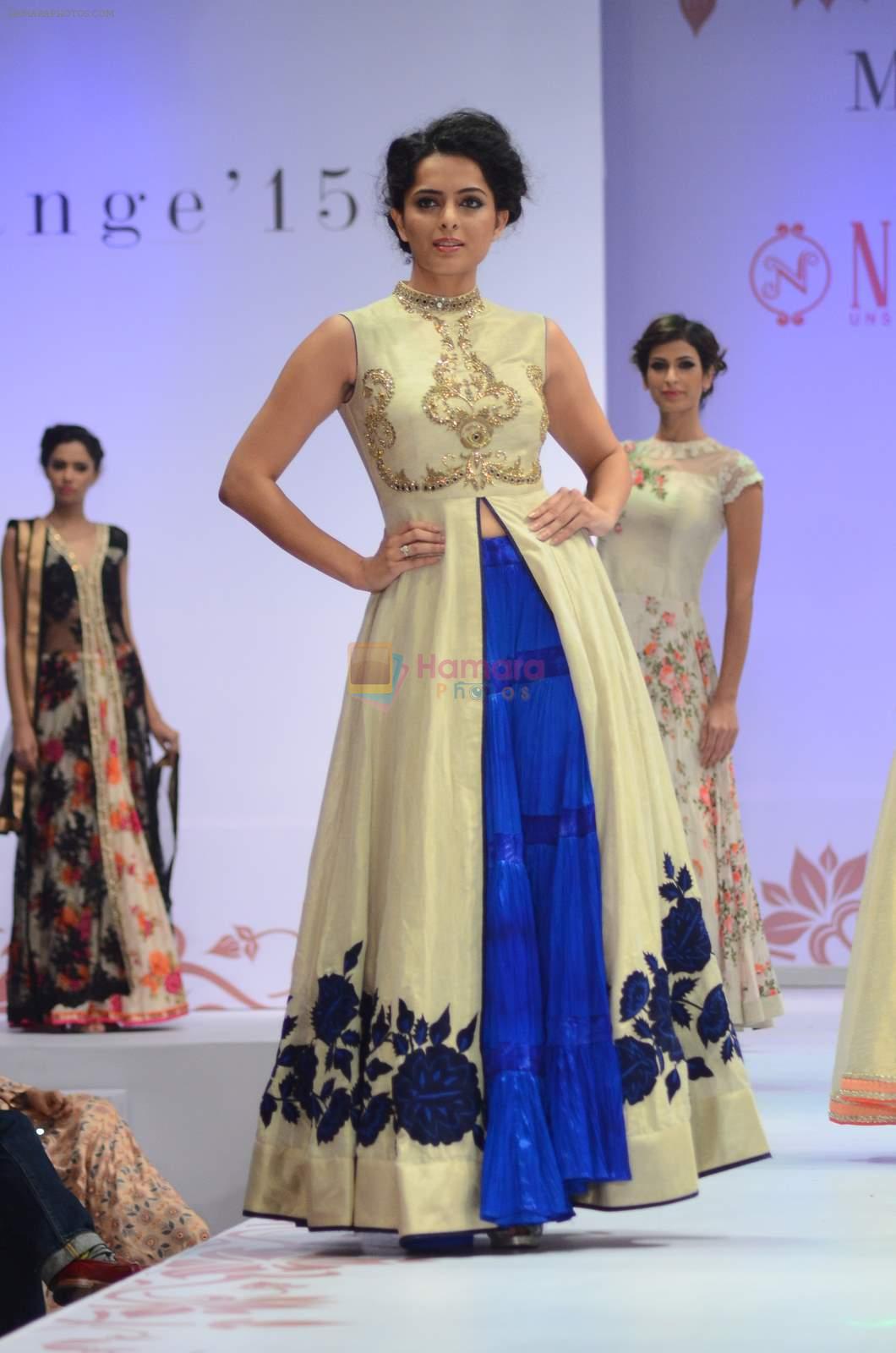 Model walks for Payal Singhal and Sahiba's Melange show in palladium on 15th Aug 2015