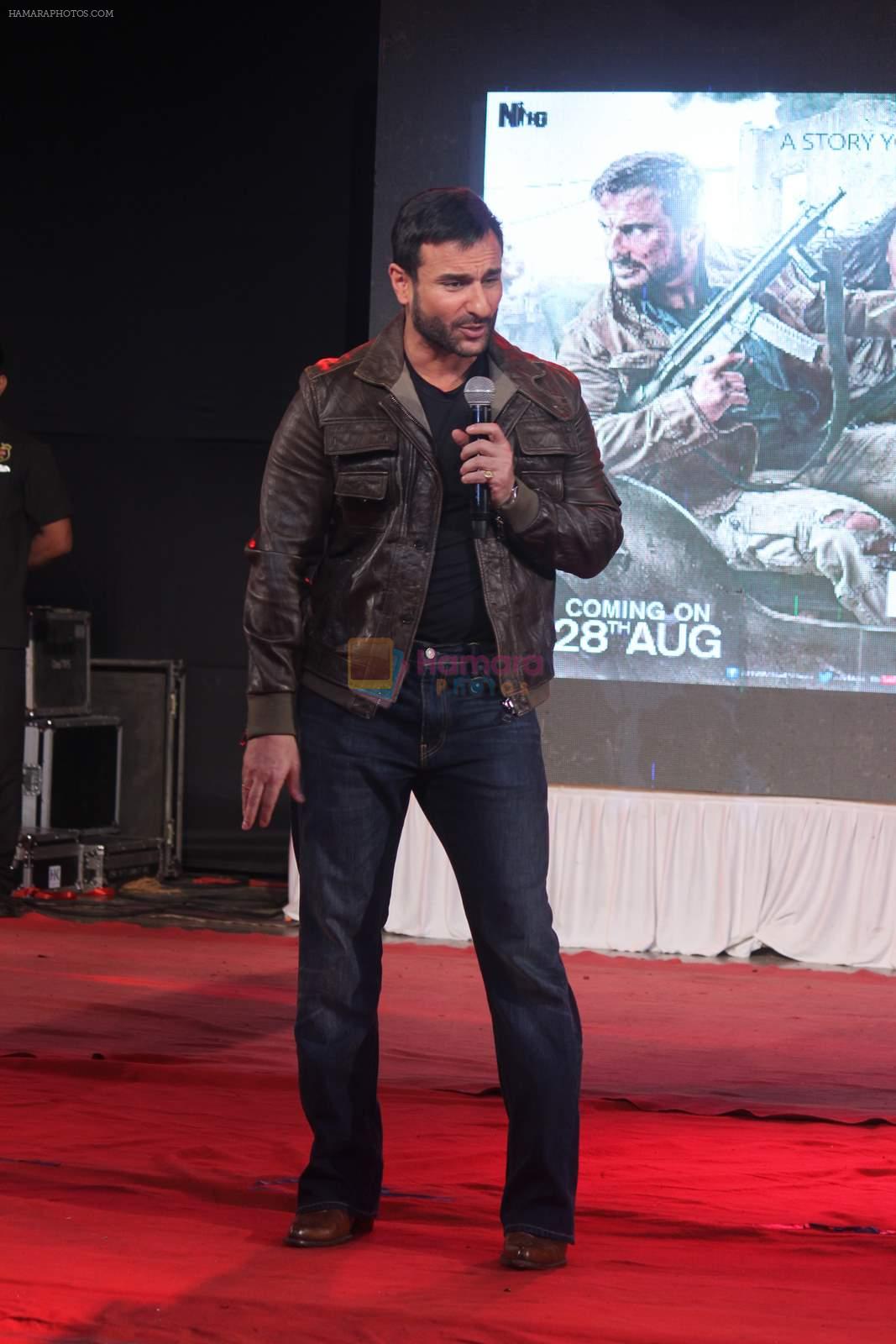 Saif Ali Khan at Umang festival in Parle, Mumbai on 15th Aug 2015