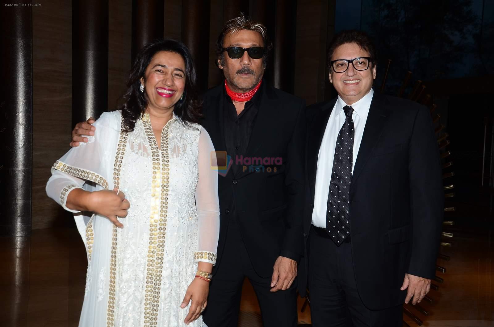 Anu Ranjan, Jackie Shroff at Wedding Pullav film launch on 17th Aug 2015