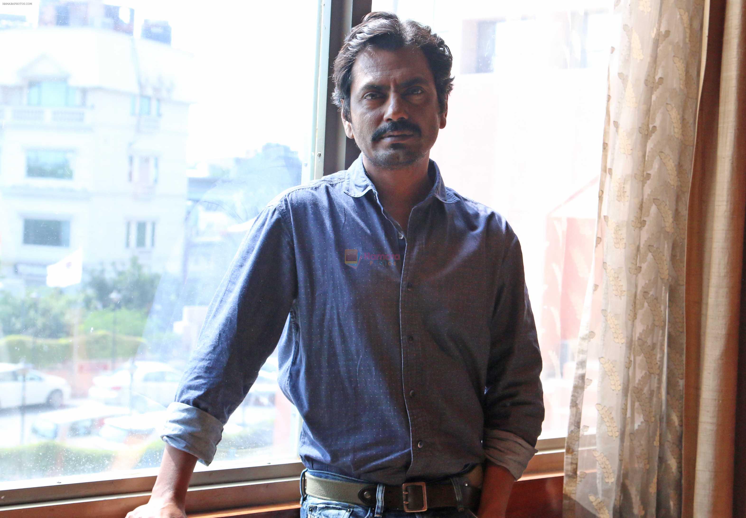 Nawazuddin Siddiqui at the promotion of movie Manjhi on 18th Aug 2015