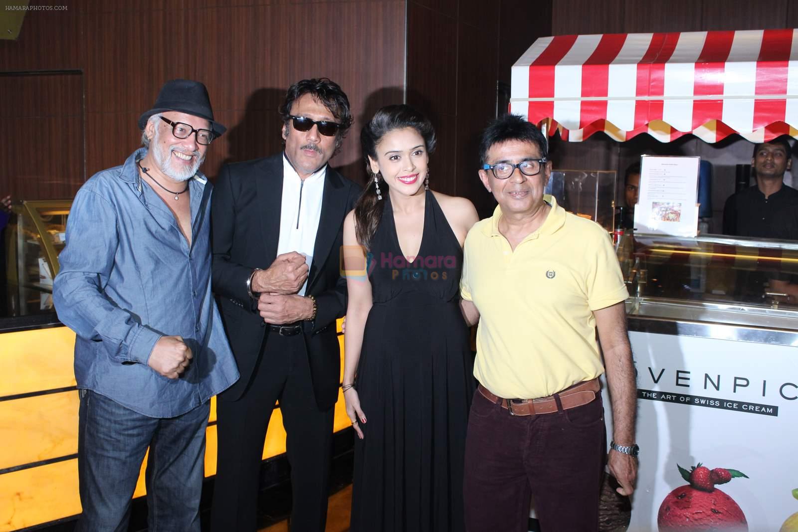 Jackie Shroff, Hrishita Bhatt, Rohit Kaushik at Chehere premiere in PVR on 20th Aug 2015