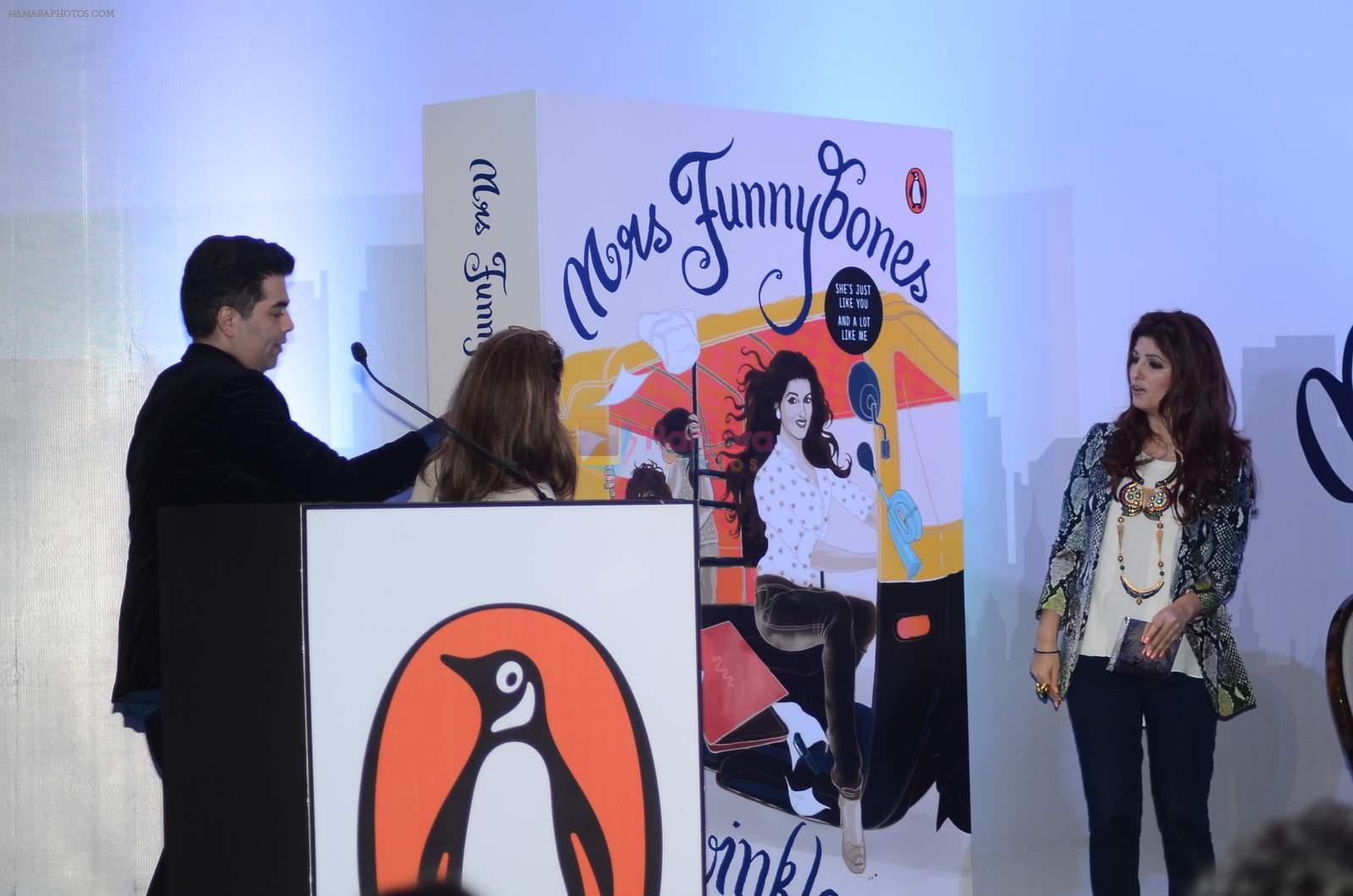 Dimple Kapadia, Twinkle Khanna, Karan Johar at Twinkle's book launch in J W marriott on 18th Aug 2015