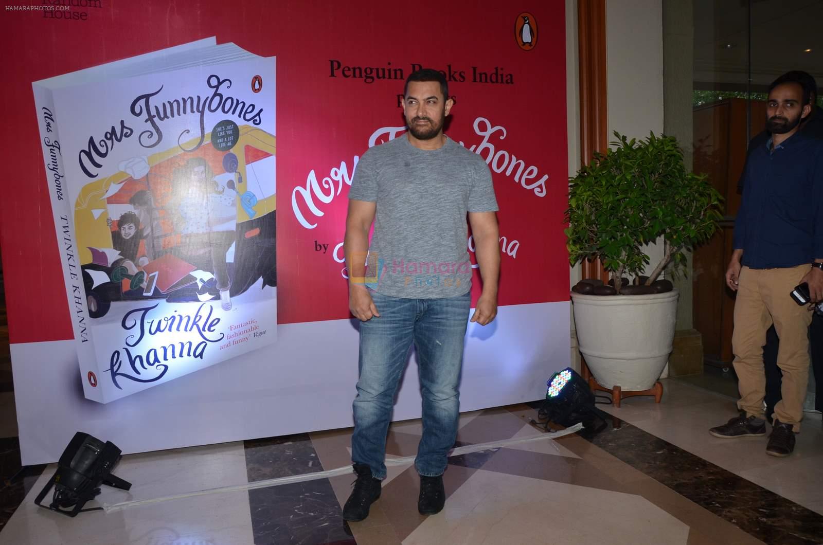 Aamir Khan at Twinkle's book launch in J W marriott on 18th Aug 2015